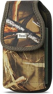 Heavy Duty Rugged Camo Hunting Vertical Case and Metal Clip on The Back fits Tracfone or StraightTalk Nokia 2760 Flip Phone