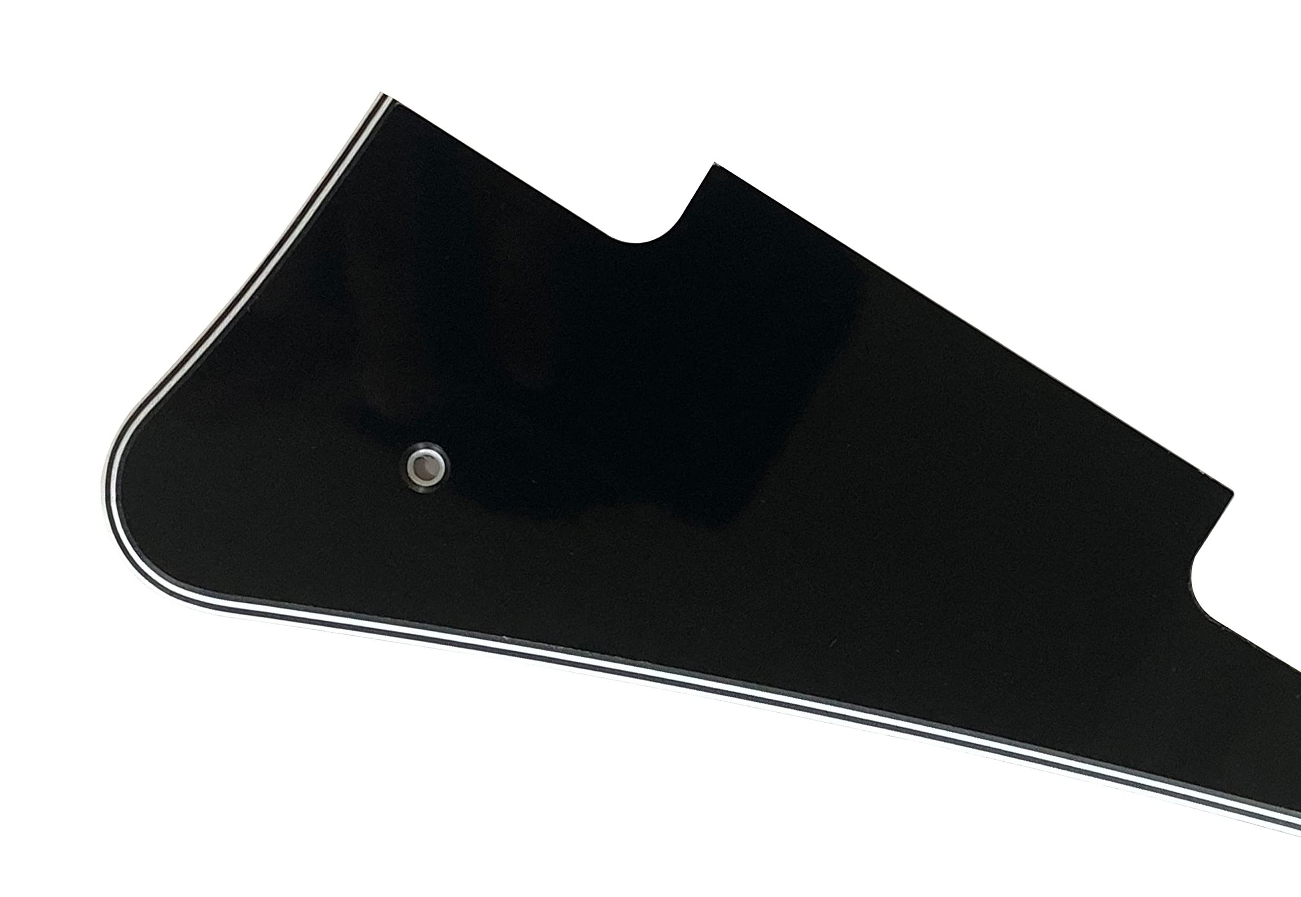 Anneau Interrupteur Toggle Switch Plate Alliage Aluminium Pour Guitare Les Paul EPI - Lot De 2 (Noir)
