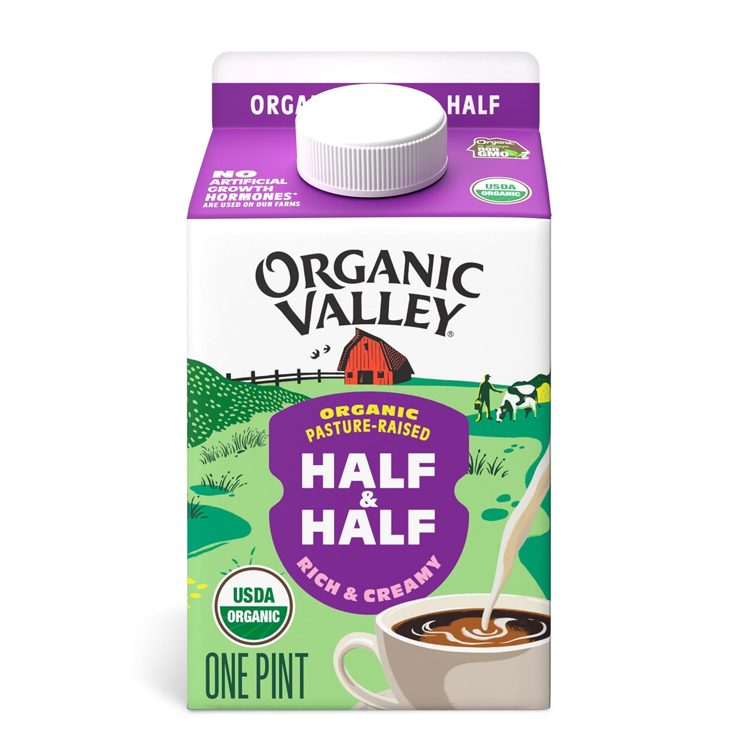 Organic Valley Half Half 16 fl oz