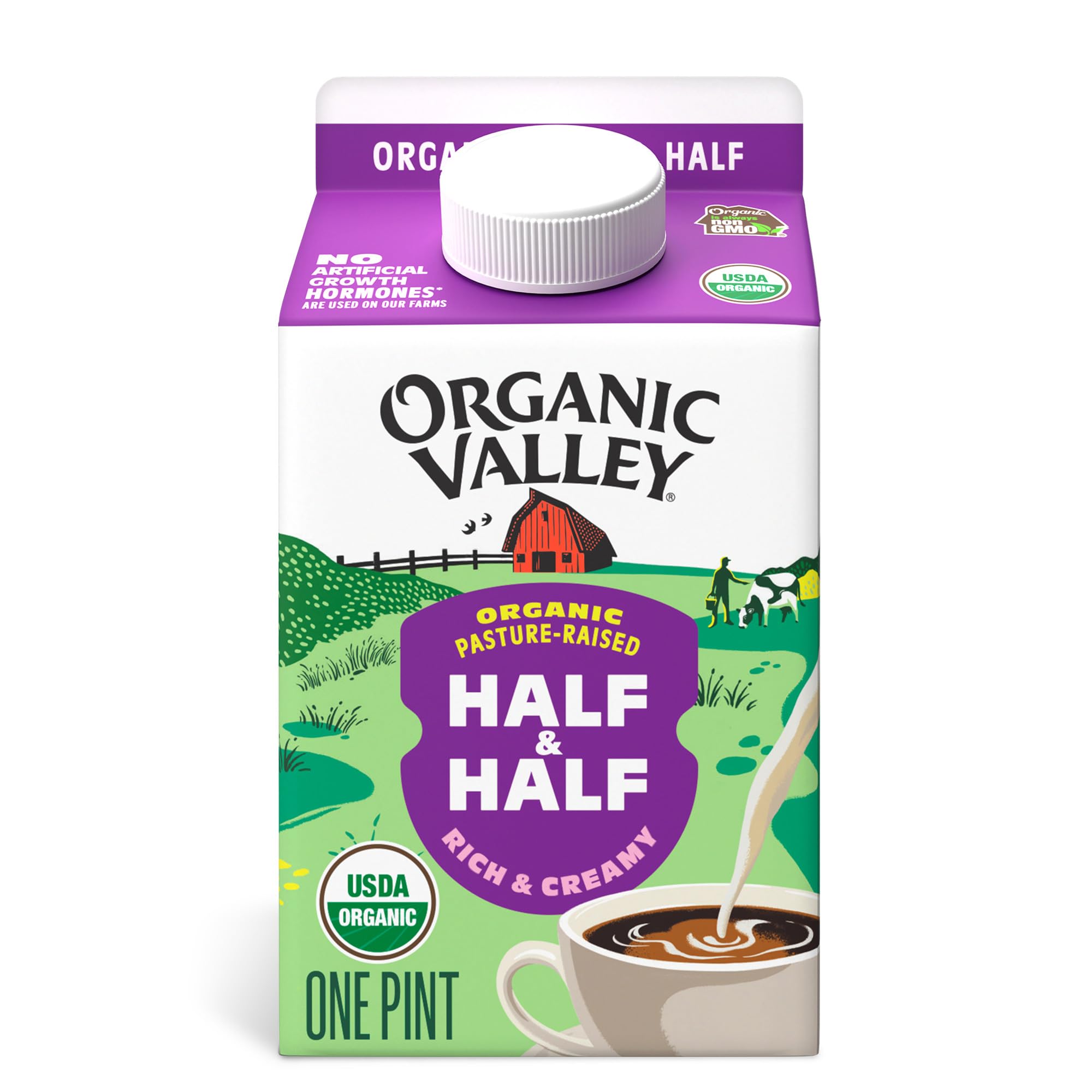 Organic Valley Half Half 16 fl oz