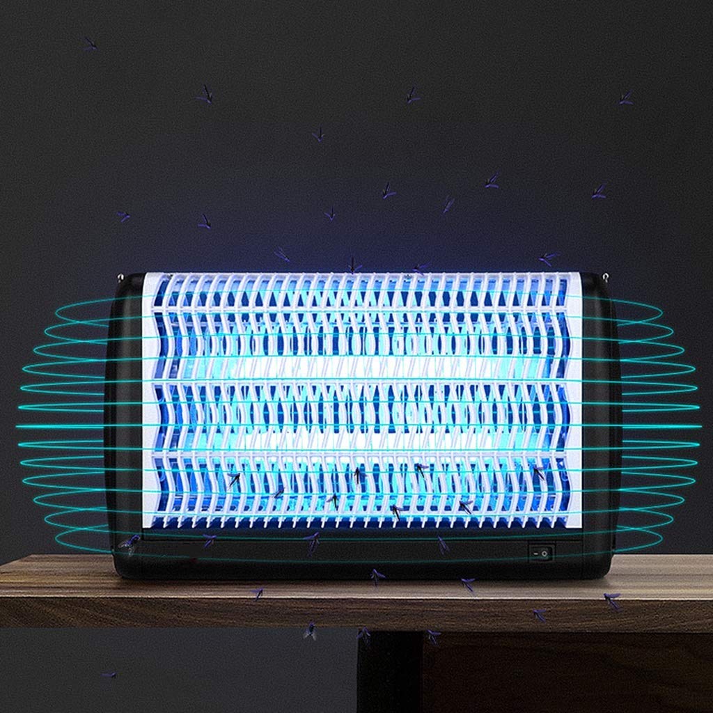 Elektrische Mückenfalle, Insektenvernichter, Fliegenfänger, Mückenlampe für den Innenbereich, für Küche, Büro, Terrasse und Geschäft, geräuschlose LED-Mückenlampe (40 W)