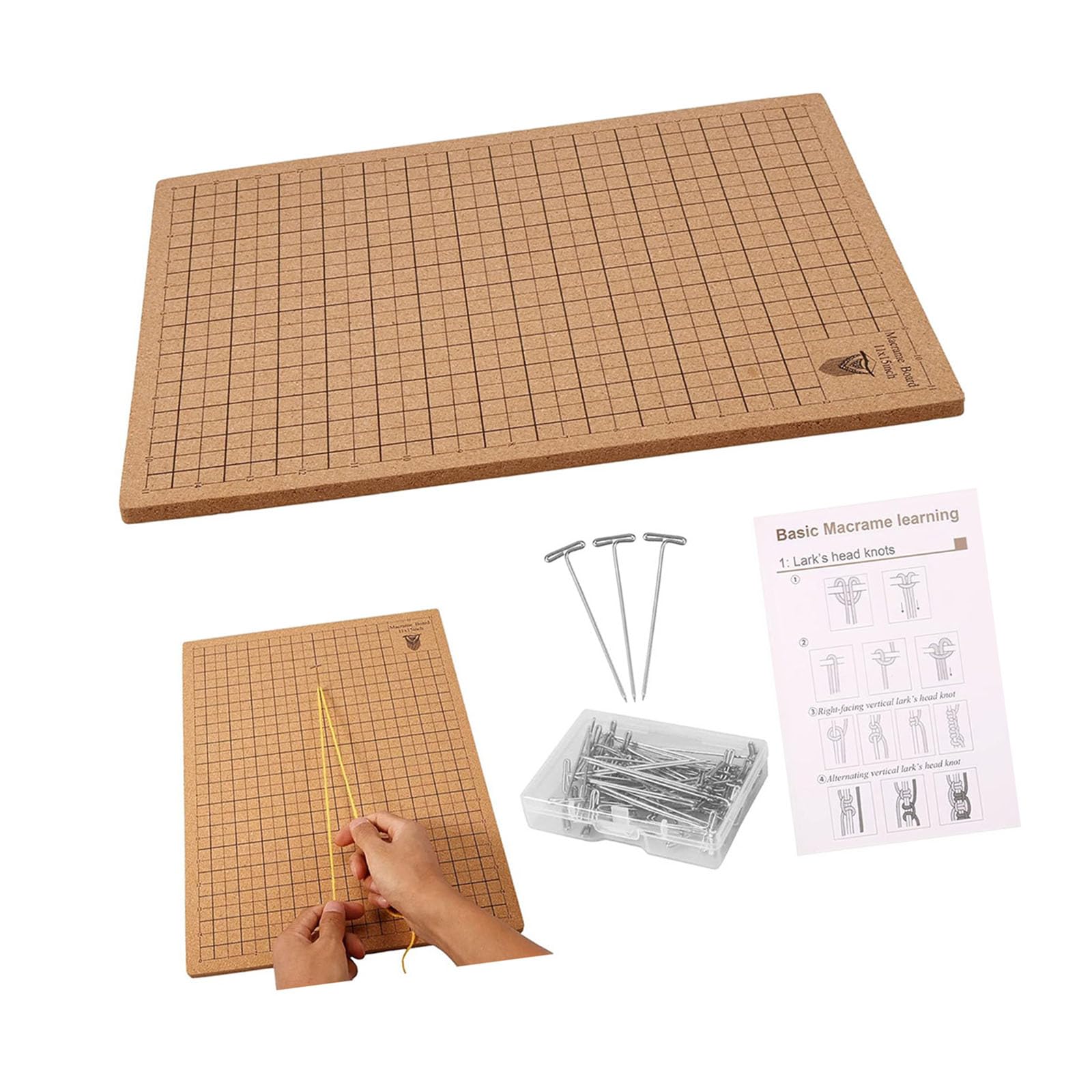 Kaeltsyn Professional Craft Board for Tassels Knotting Enthusiasts Silicone Portable Tool Knotting Aid