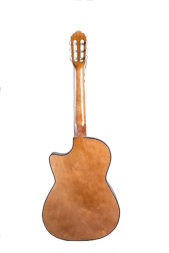 Miniatura 3 de Guitarra Clásica Acústica con resaque o curva (Natural)