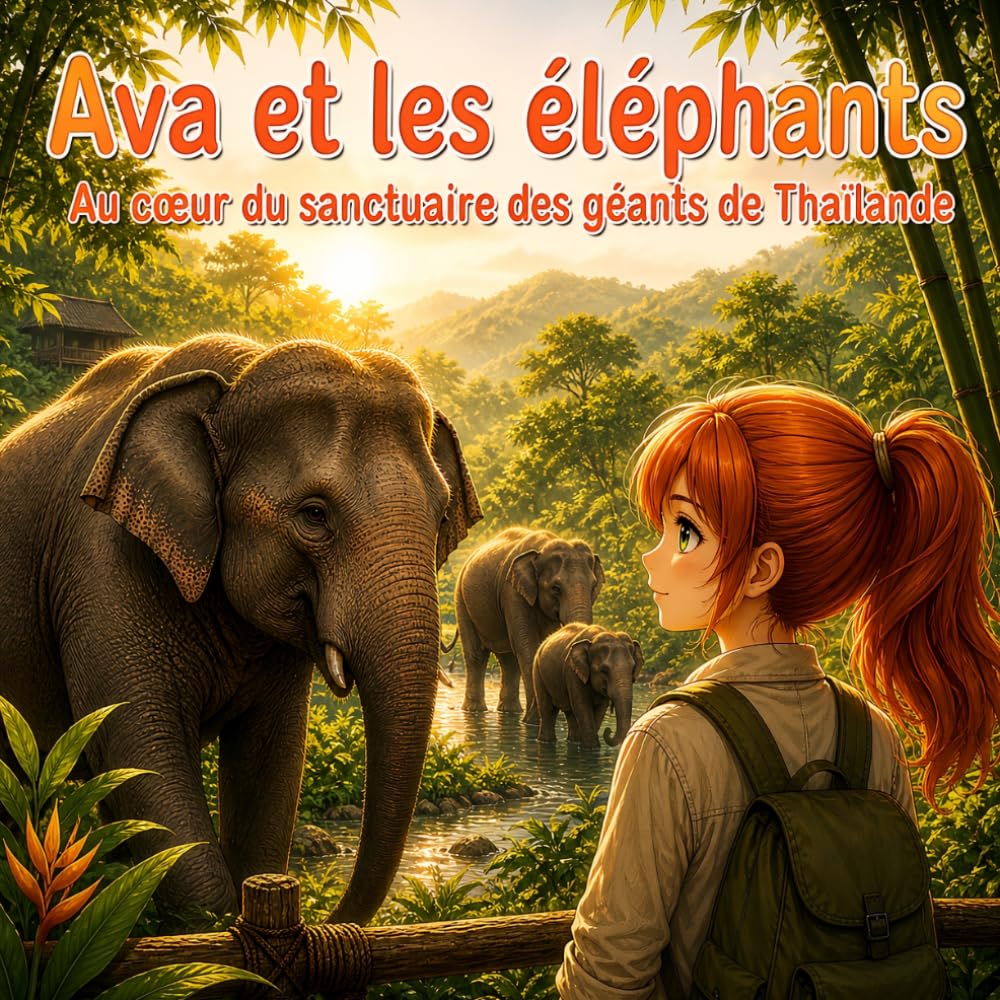 Ava et les éléphants: Au cœur du sanctuaire des géants de Thaïlande: 3 (Les aventures d'Ava au secours des animaux)
