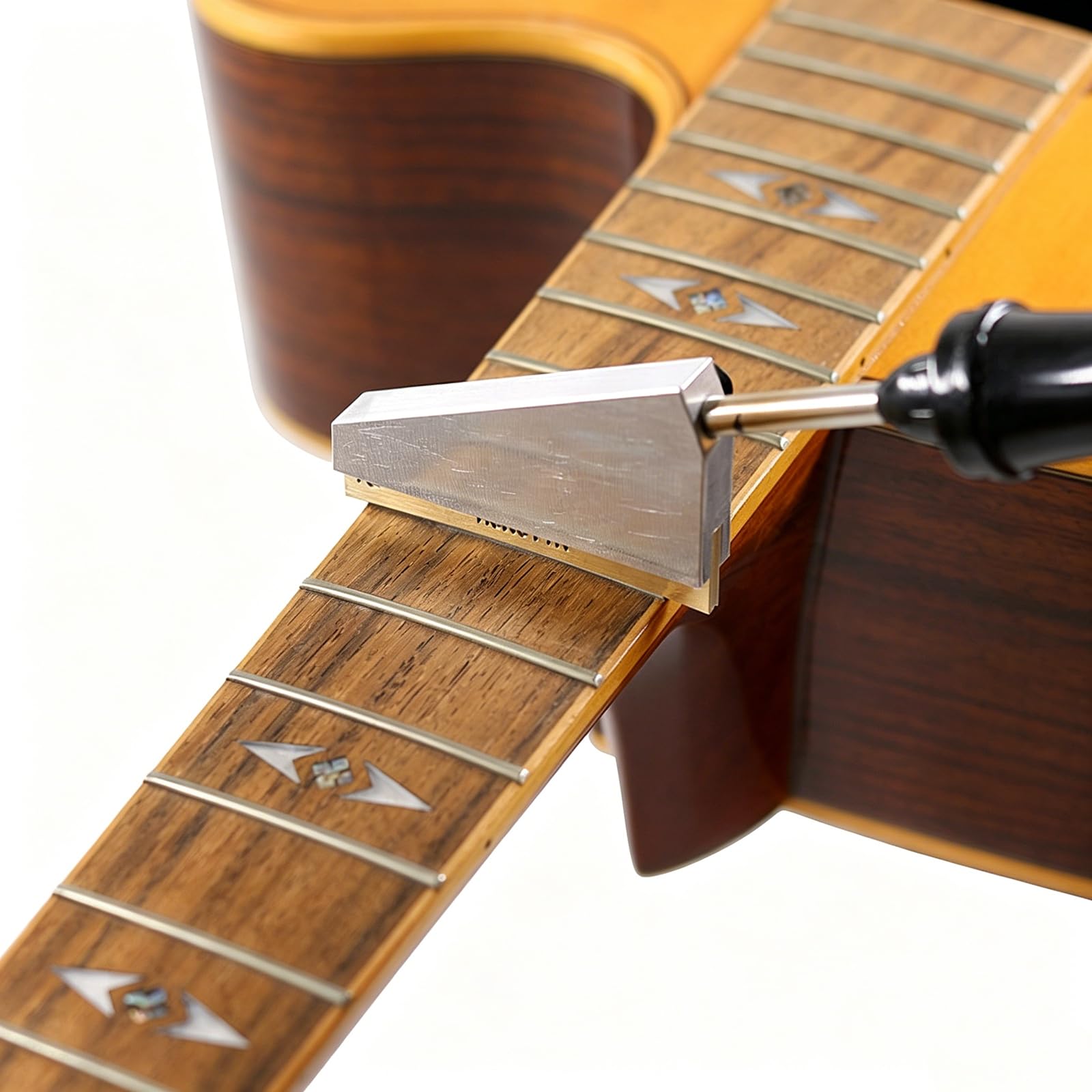 Herramienta De Eliminación De Trastes De Guitarra, Plancha Calefactora para Eliminación De Trastes De Guitarra, Soldador De Temperatura Ajustable, Herramienta De Soldadura Luthier