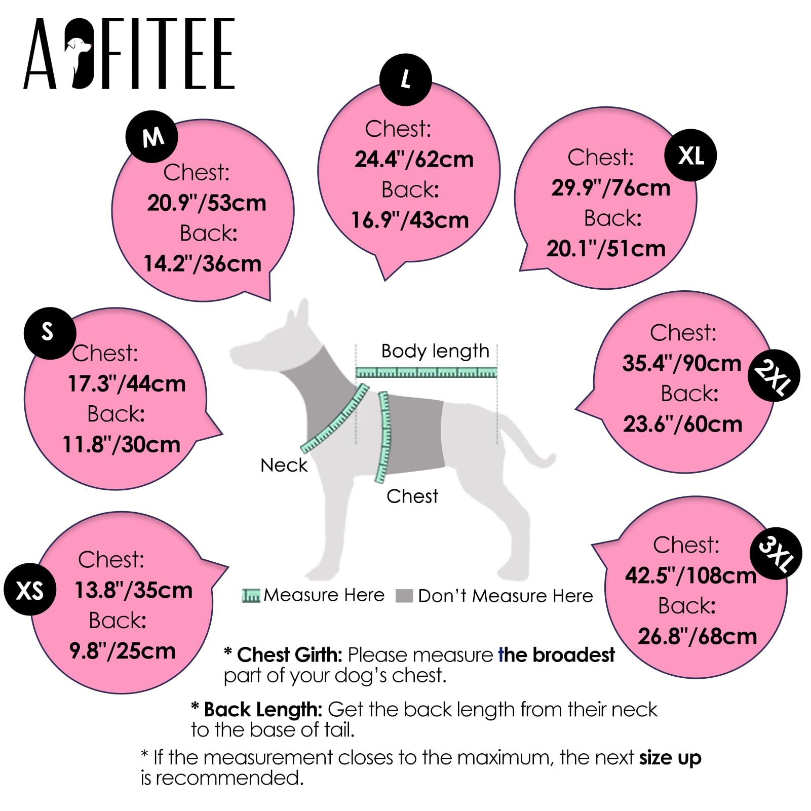 AOFITEE Dog Winter Coat, Dog Coat with Harness Built in - Image 4