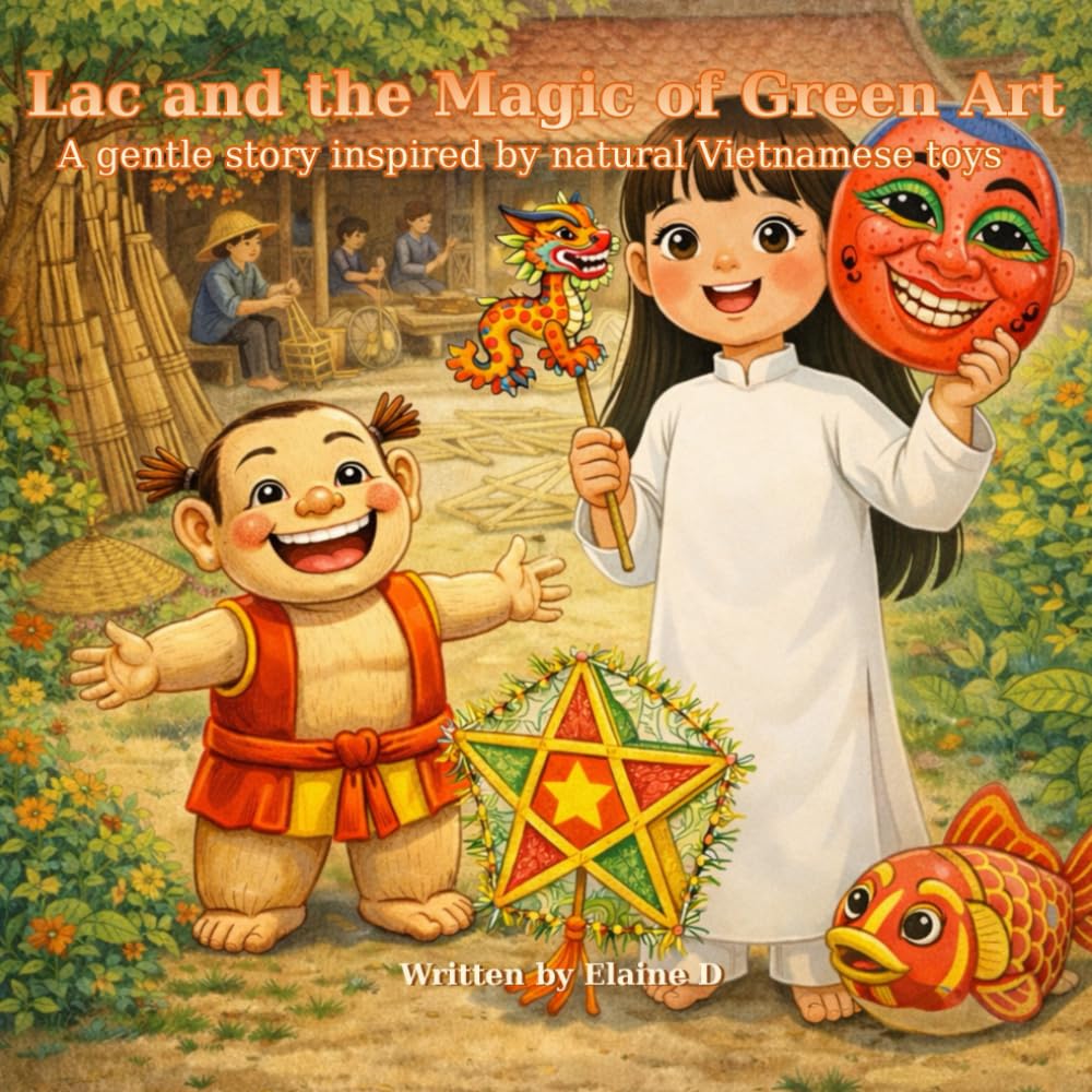 Lac and the Magic of Green Art: A gentle story inspired by natural Vietnamese toys (The Lac Series)
