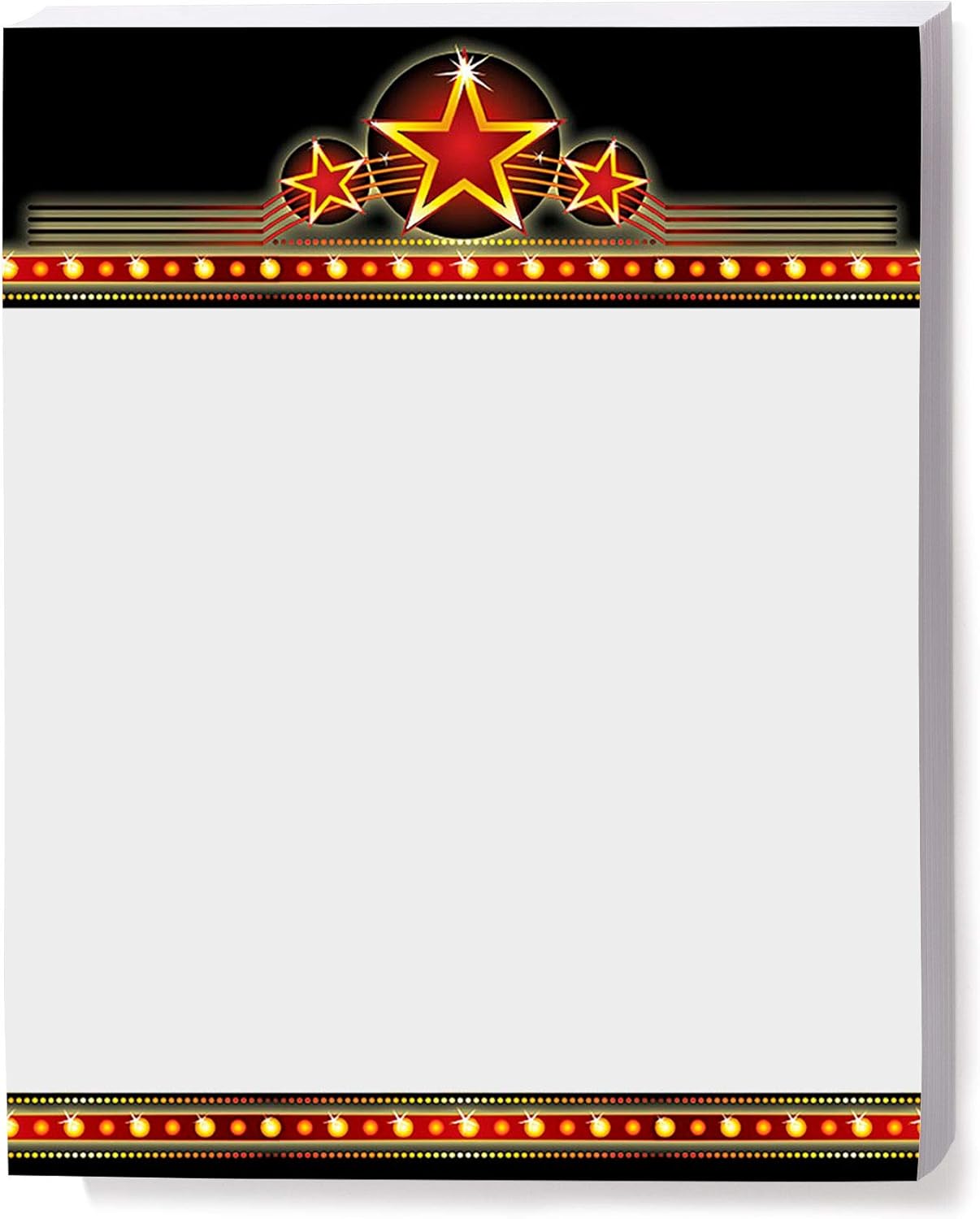 Marquee Border Papers, 8 1/2 x 11 Inches, 100 Count