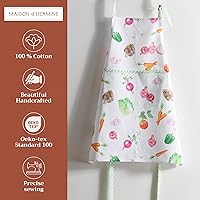 Vista 576 de Maison d' Hermine Delantal 100% de algodón para mujeres con bolsillo de cocina delantal de chef para hombres, decoración de Pascua