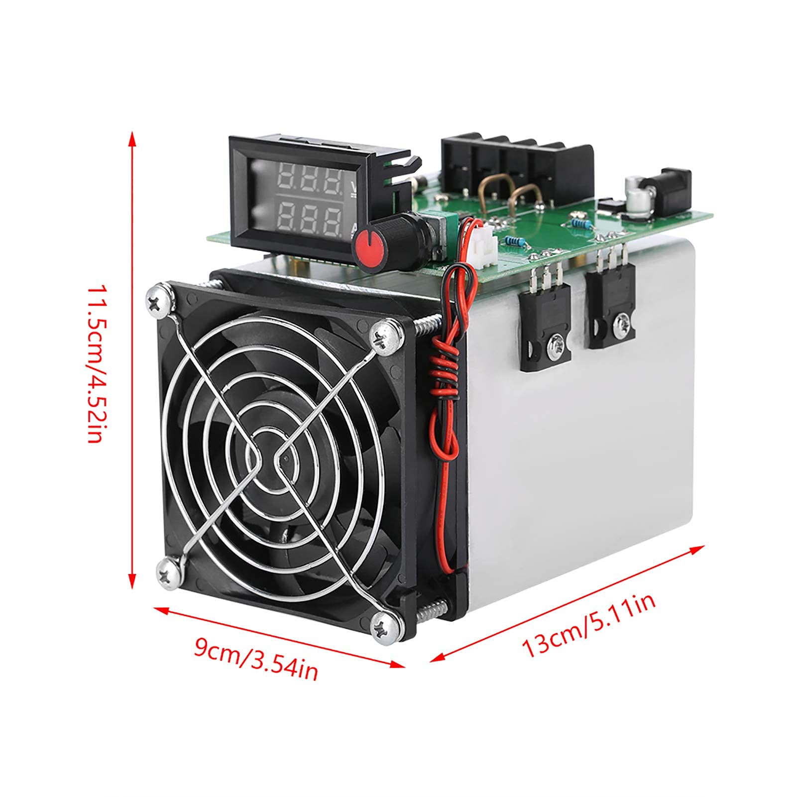 Batterietester Für alle Batterien, Elektronischer Tester, 12V 250W Elektronische Last 0-20A Entladungsplatine Einbrennmodul