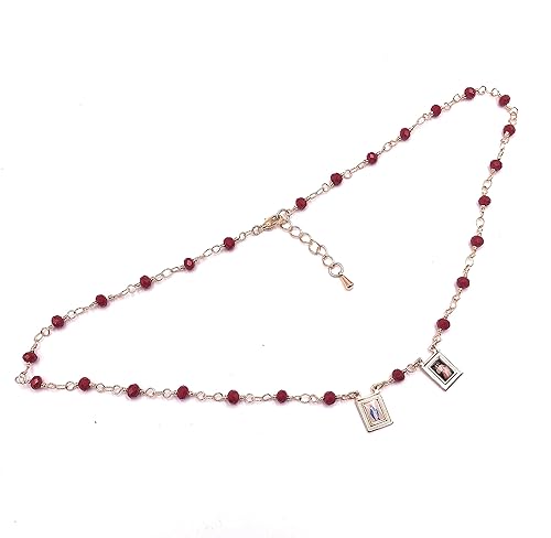 Miniatura 35 de SIFRIMANIA Scapular Catholic Sacred Heart of Jesus and Miraculous Virgin Mary Pendant Chain Necklace (Gold)