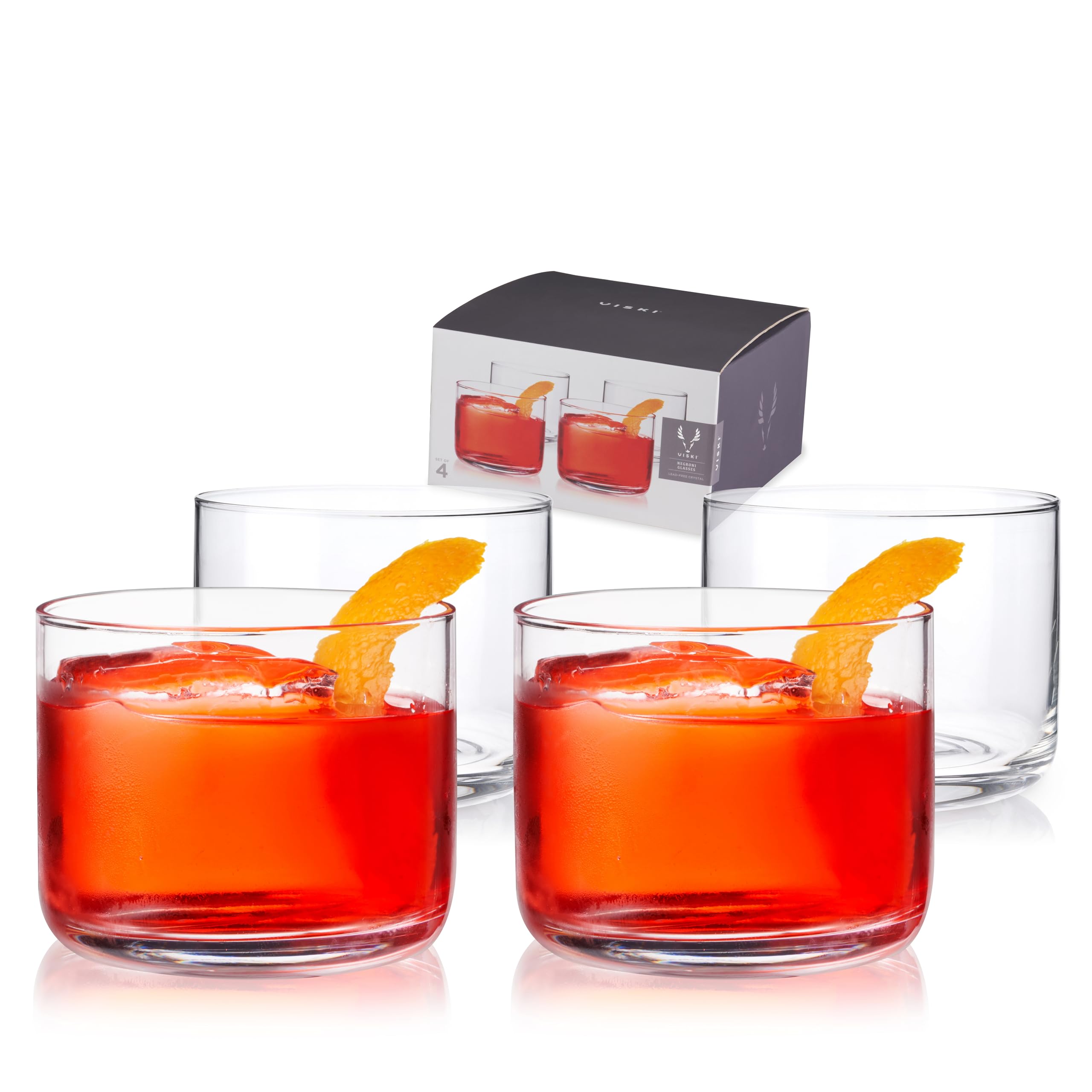 Raye Crystal Negroni Glasses, Set of 4