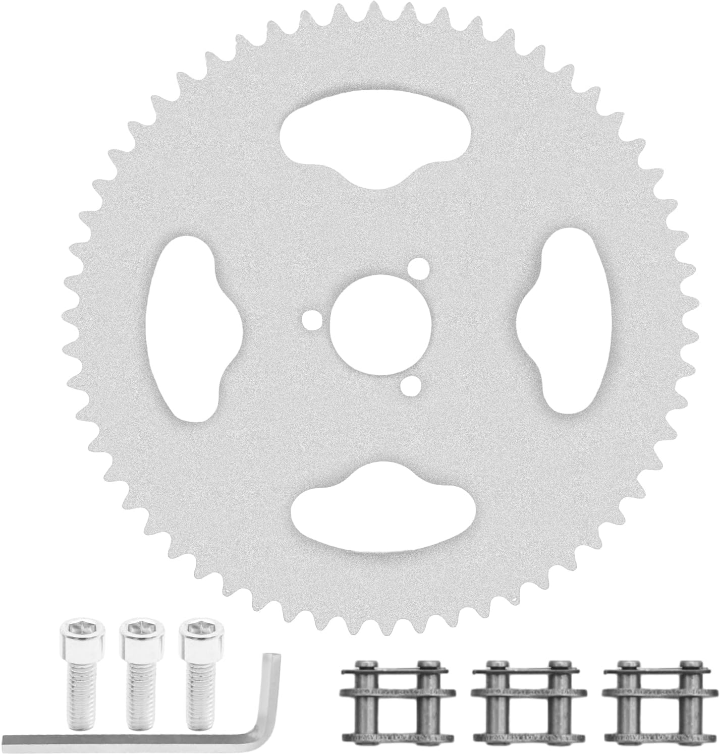 EATAKWARD 58Teeth 35 Chain Sprocket, Rear Sprocket 3 Holes Go Cart Sprocket, Mini Bike Sprocket for Dirt Pit Bike Go Kart Quad Buggy ATVs