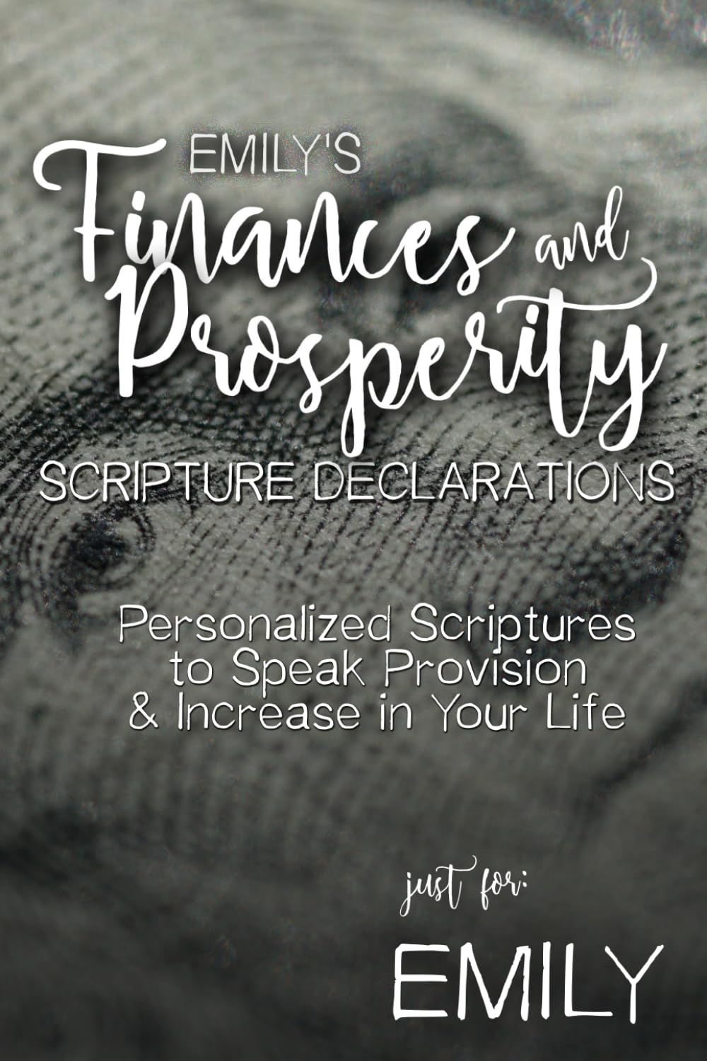Emily's Finances and Prosperity Scripture Declarations: Personalized Scriptures to Speak Provision & Increase in Your Life (Emily's Personalized Scriptures Set)