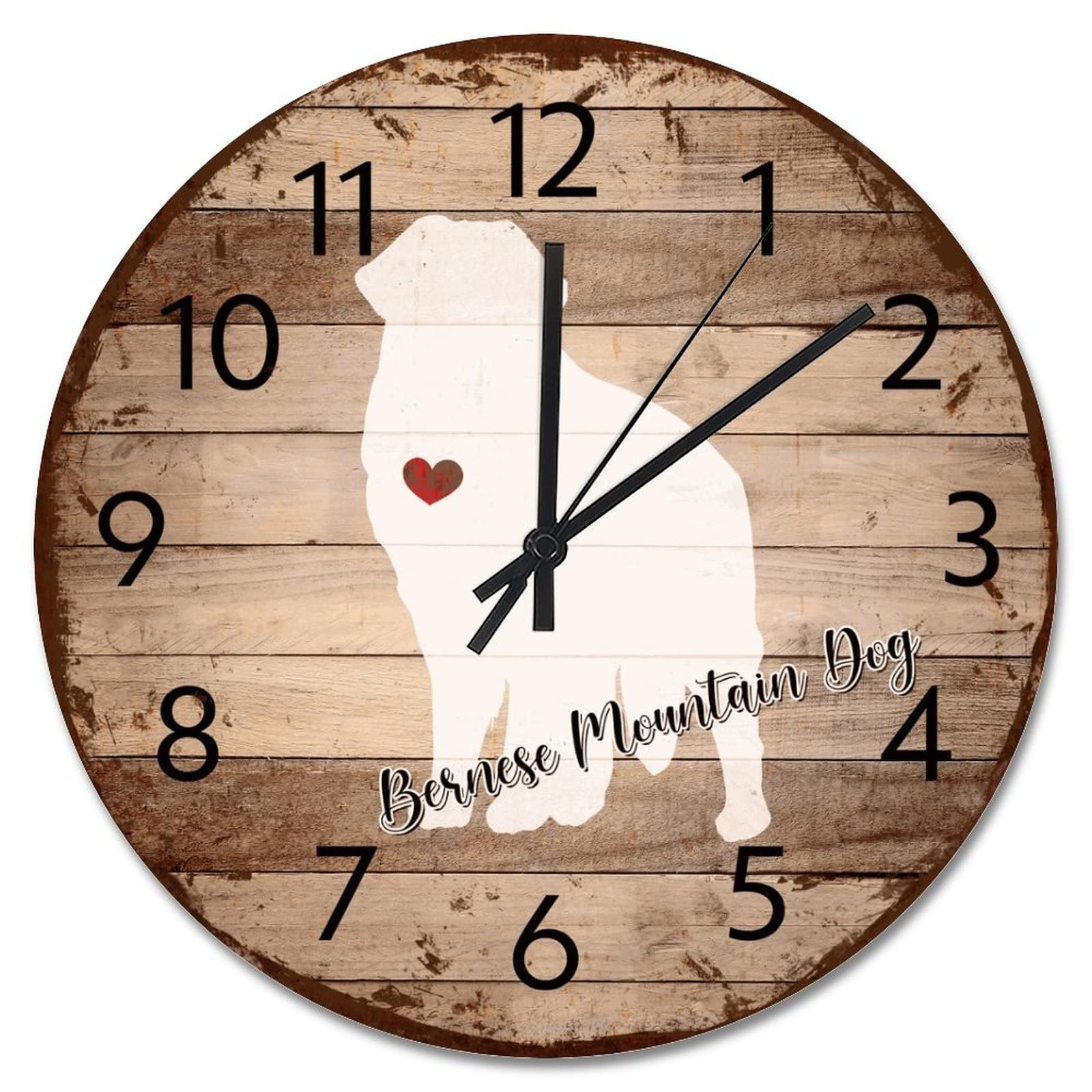 Horloge bouvier bernois silencieuse pour embellir un mur vide