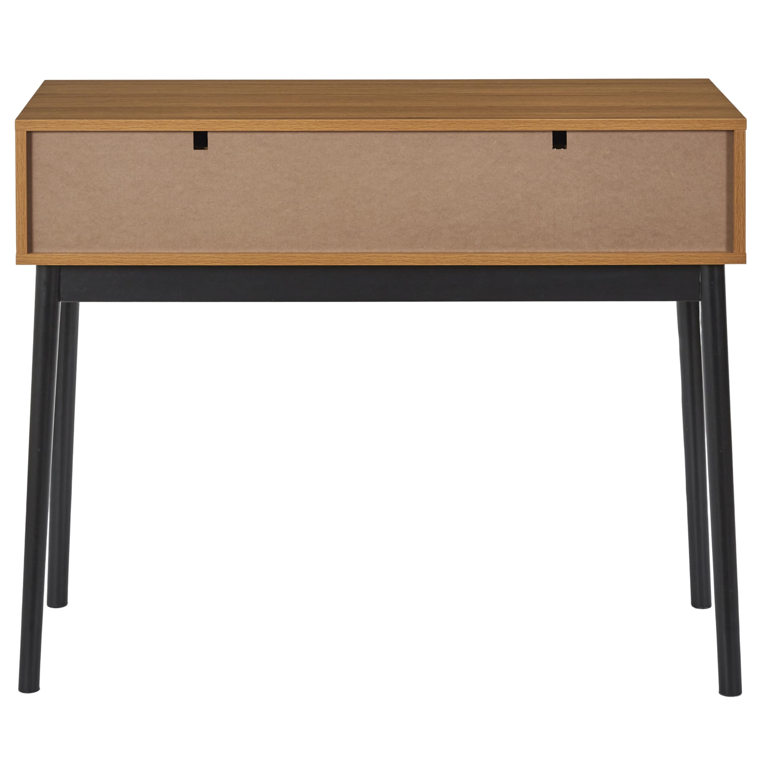 HOME DECO FACTORY, HD0301, console, modello Felix, collezione Lounge Edition, mobili, tavolo e scrivania, console e cuscino, 100 x 80 x 35 cm, marrone-nero