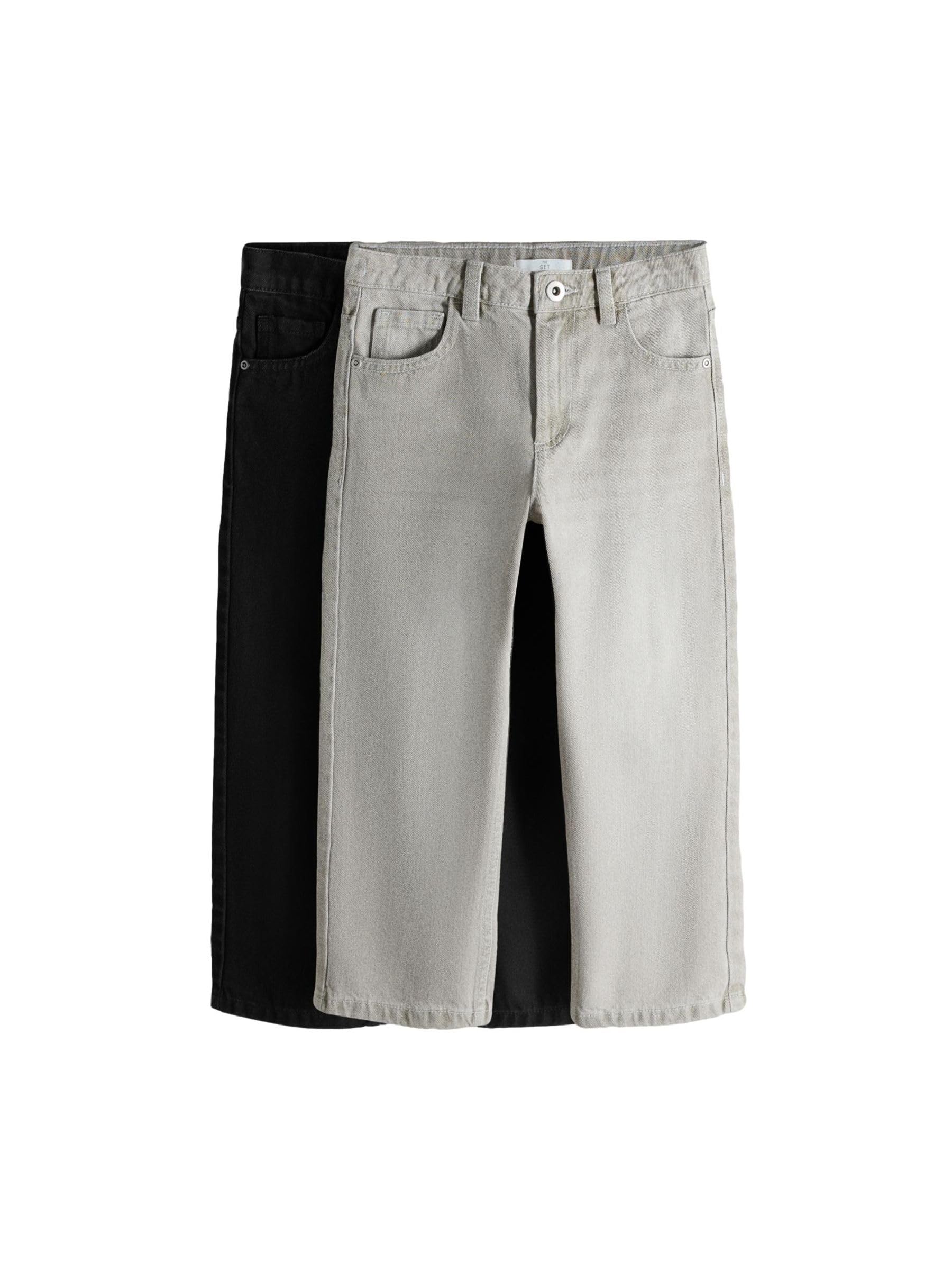 THE SET Ragazzo Confezione da 2 Jeans Dritti