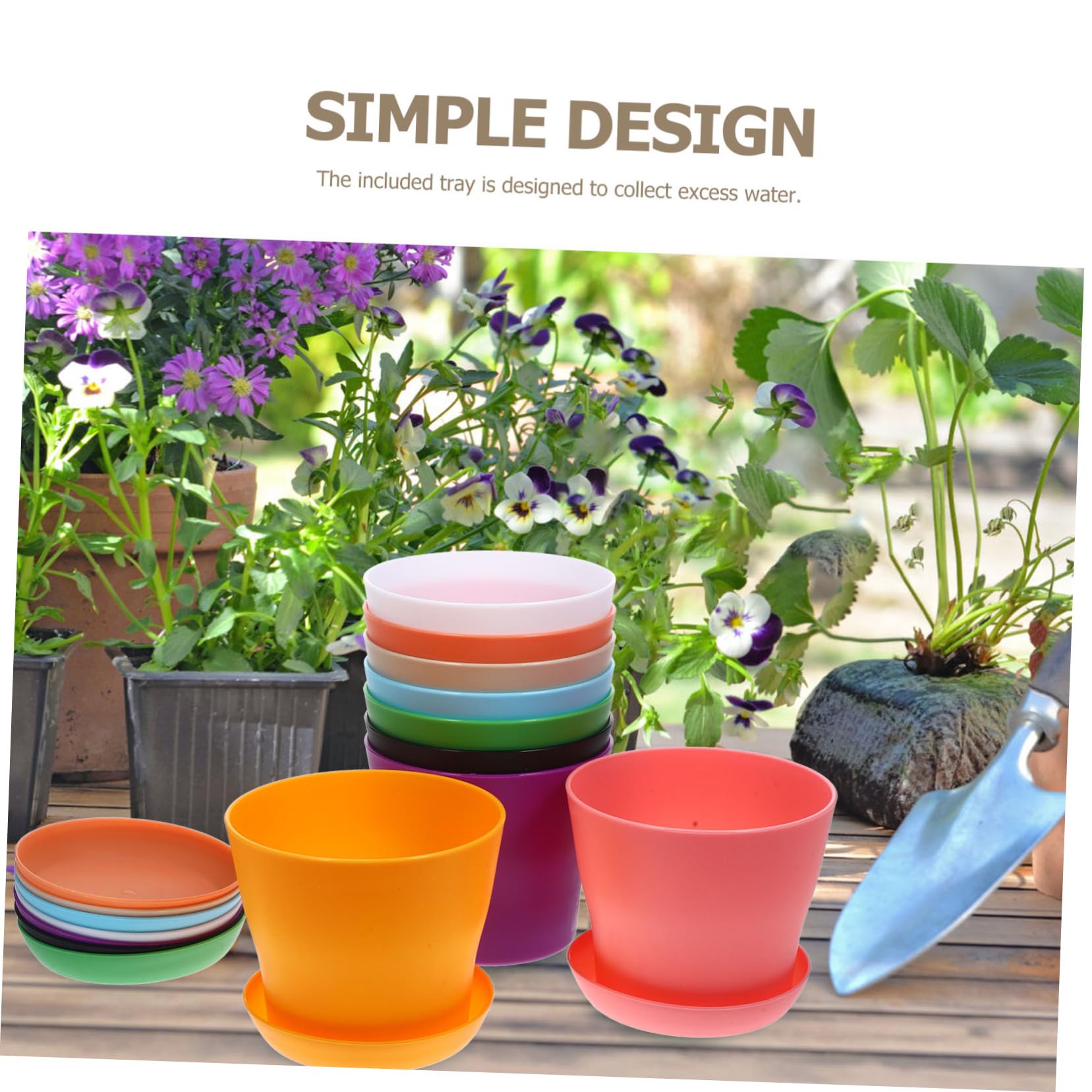 Sosoport Lot de 36 Petits Pots De Fleurs en Plastique pour Pépinière Faciles À Utiliser pour Orchidées Et Légumes