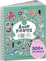 Vista 19 de CUPKIN Libro de calcomanías del espacio exterior para niños de 2 a 4 años, más de 500 calcomanías para niños, 12 páginas para colorear, 12 escenas