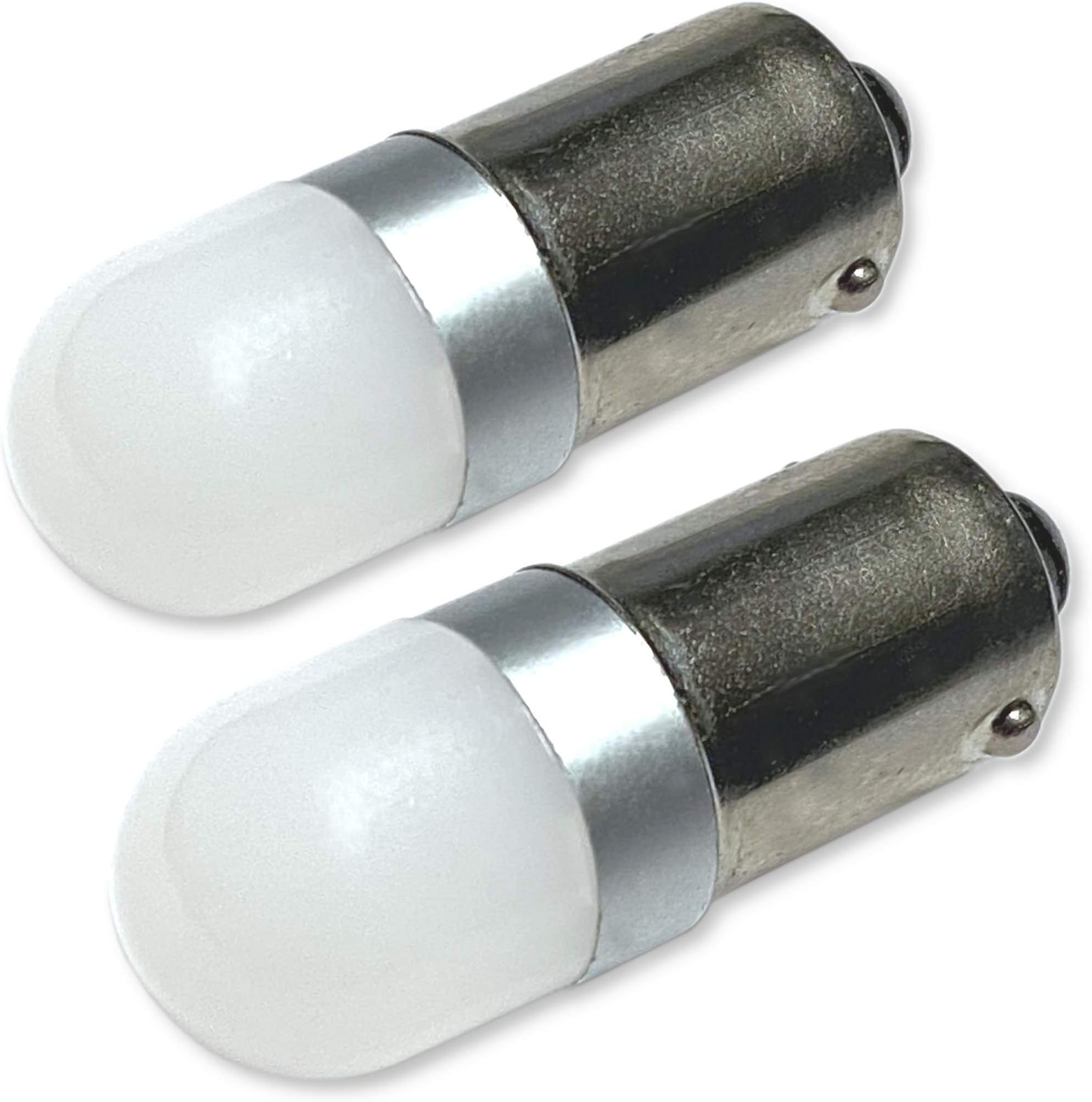 #1813, 1816 Miniature Bayonet LED Replacement | 12/14-Volt | Ba9s Base | Bulb Shape: T10 and T3 1/4 | Replaces Bulb Numbers: 1813 1815 1816 1893 1898 756 and Others (2-Pack; Natural White)