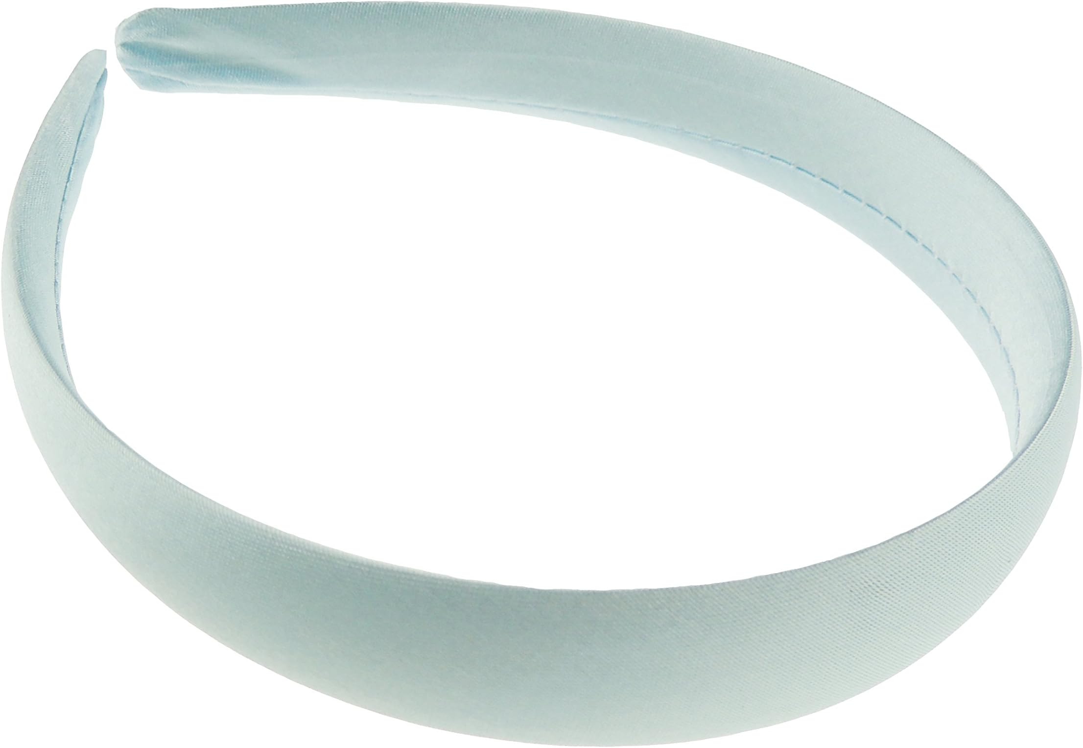 Glamour Girlz Girls Satin 2cm Hair Headband Alice Band (Baby Blue)