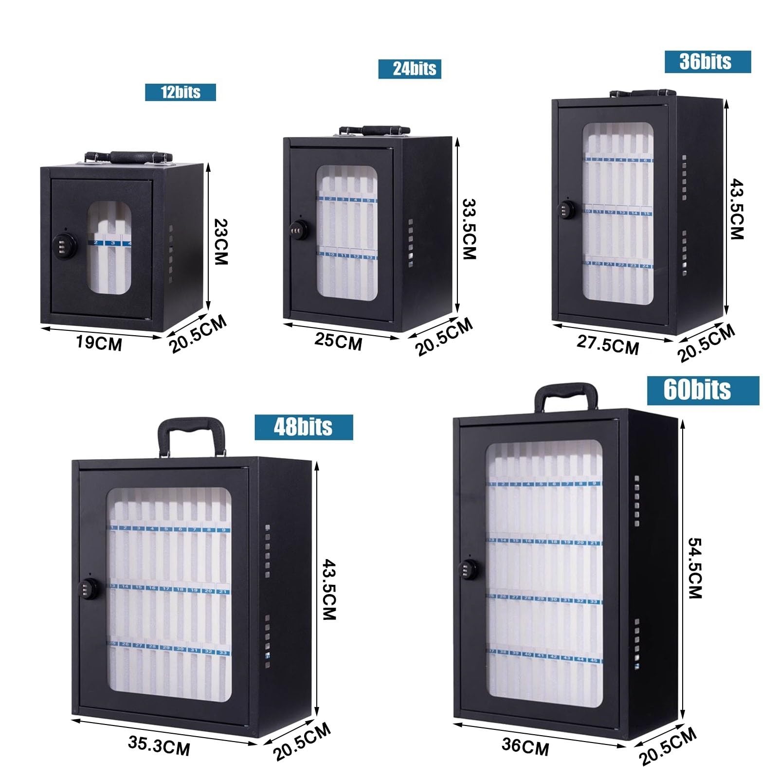Taquilla De Acero Inoxidable Con Cerradura De Combinación Para Montaje En Pared(24bit)