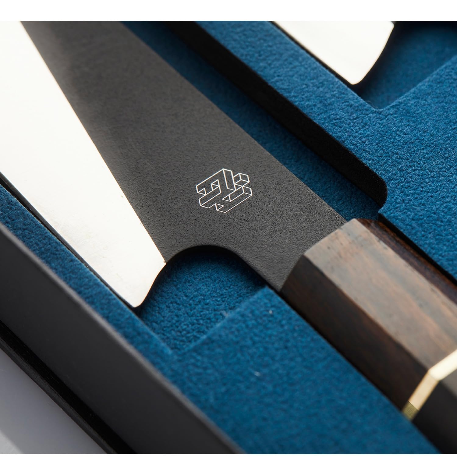 Frank Haasnoot Cuchillos de Chef | Juego de Cuchillos Japoneses | 22 y 16 cm | Mejor Cuchillo Santoku | Cuchillo de Cocina Profesional & Cuchillo para Pelar | Estuche de Cuchillos| Acero Inoxidable