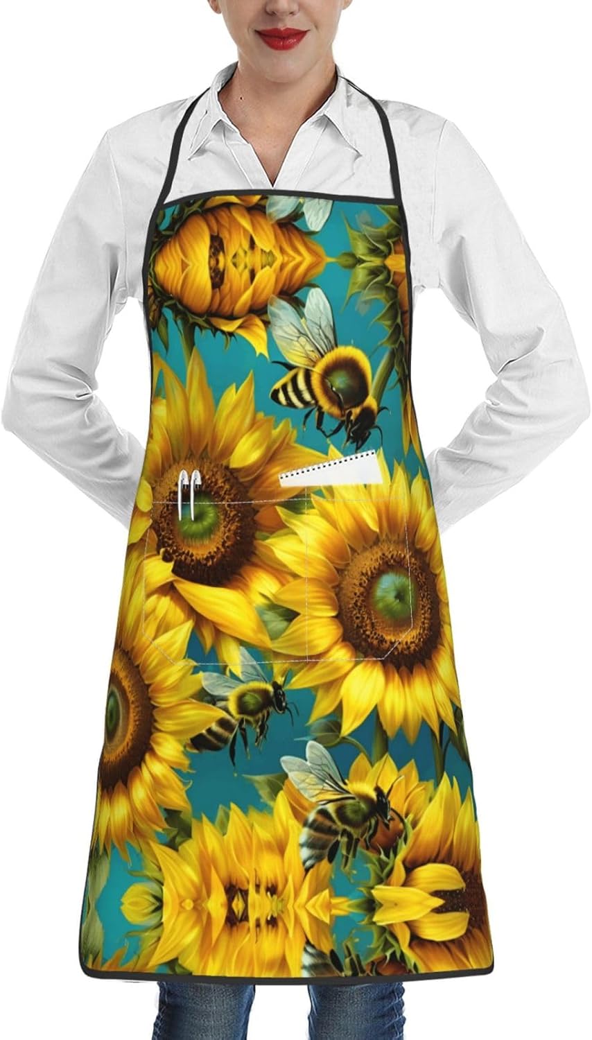 FREAHAP R Tablier De Cuisine Réglable Tabliers Cuisinier Avec Poches