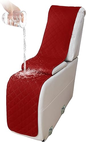 Miniatura 101 de HDCAXKJ 100% Fundas impermeables para sofá seccional reclinable en forma de L, funda de sofá reclinable acolchada lavable, fundas de esquina para