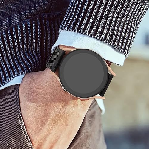 Miniatura 5 de Meliya Correa de metal compatible con Garmin Venu 2 Plus, Venu Sq, Venu y Vivoactive 3, correa de repuesto de acero inoxidable para Garmin Vivomove