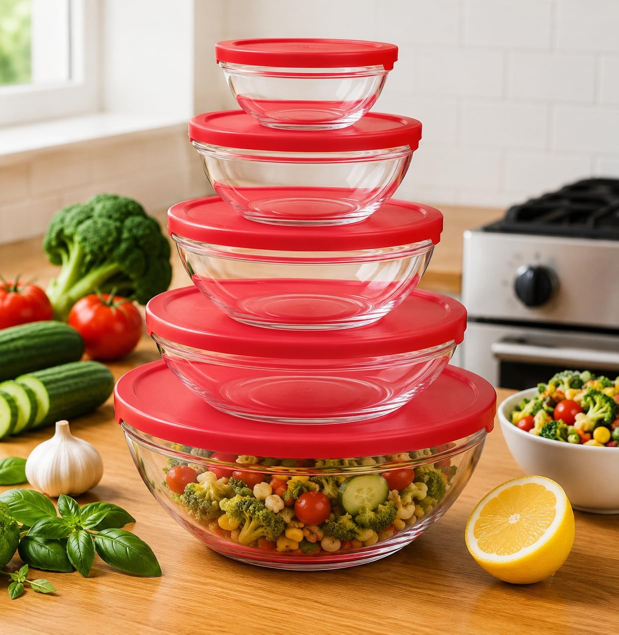 "Conjunto de Bowls Herméticos por R$ 15,90! 🍽️"
