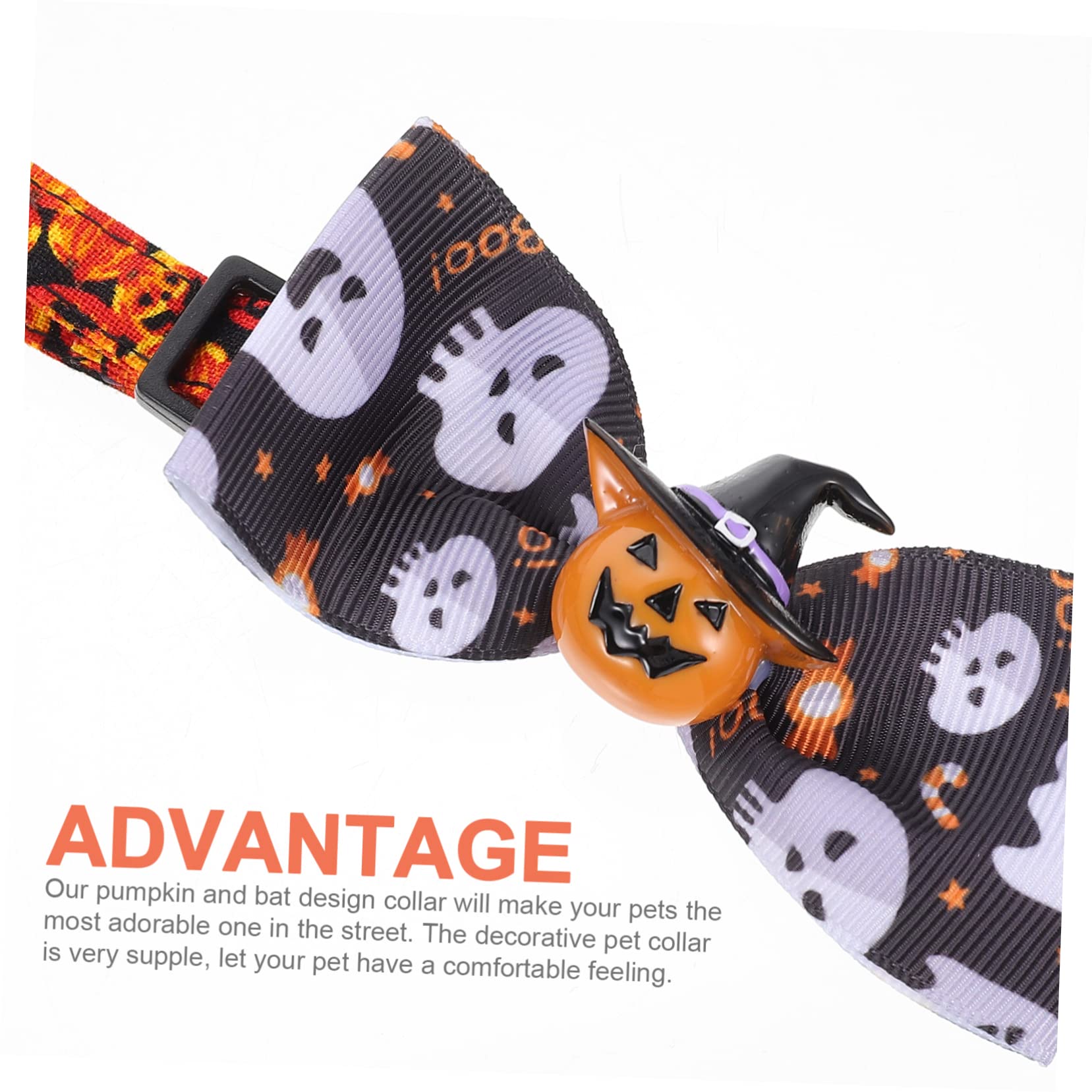 INOOMP 10stücke Halloween Katzenhalsbänder Mit Verstellbarem Design Und Schleife Für Kätzchen Und Haustiere Festtagsaccessoires Mit Kürbis Und Fledermaus Motiven