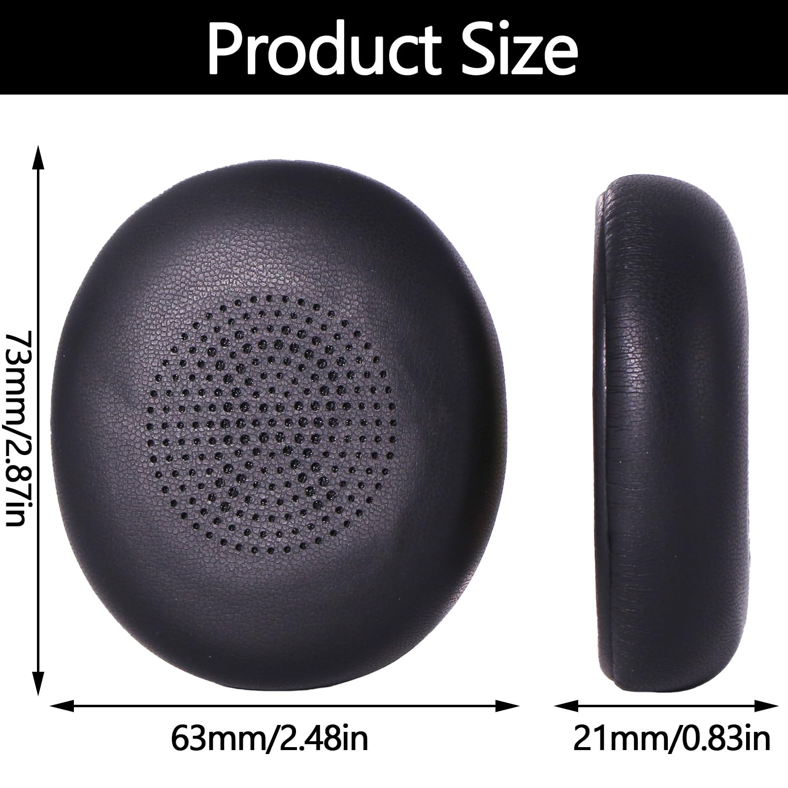 Amazon | Jabra Evolve2 65ヘッドフォン用交換用イヤーパッド