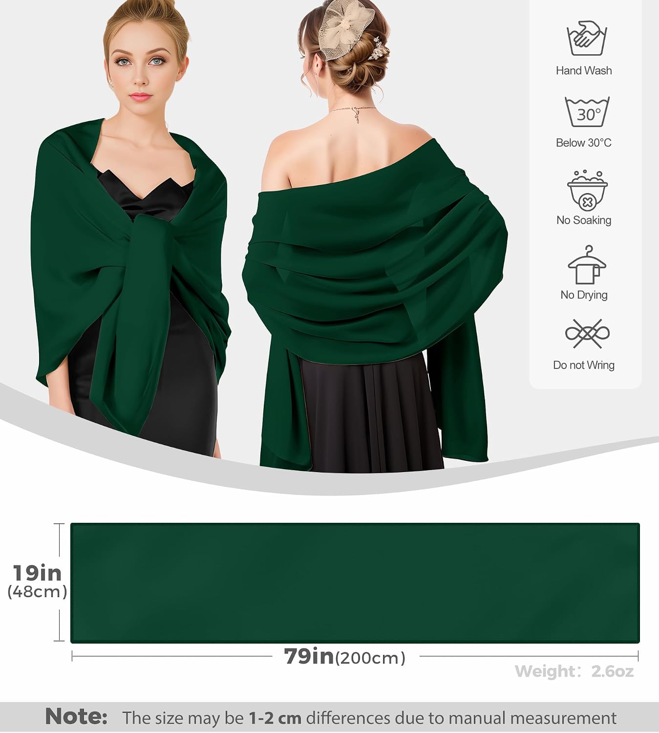 Chiffon Shawl Wraps for Women, Shawls for Wedding, Pashimina Bride Shawl, Evening Dresses