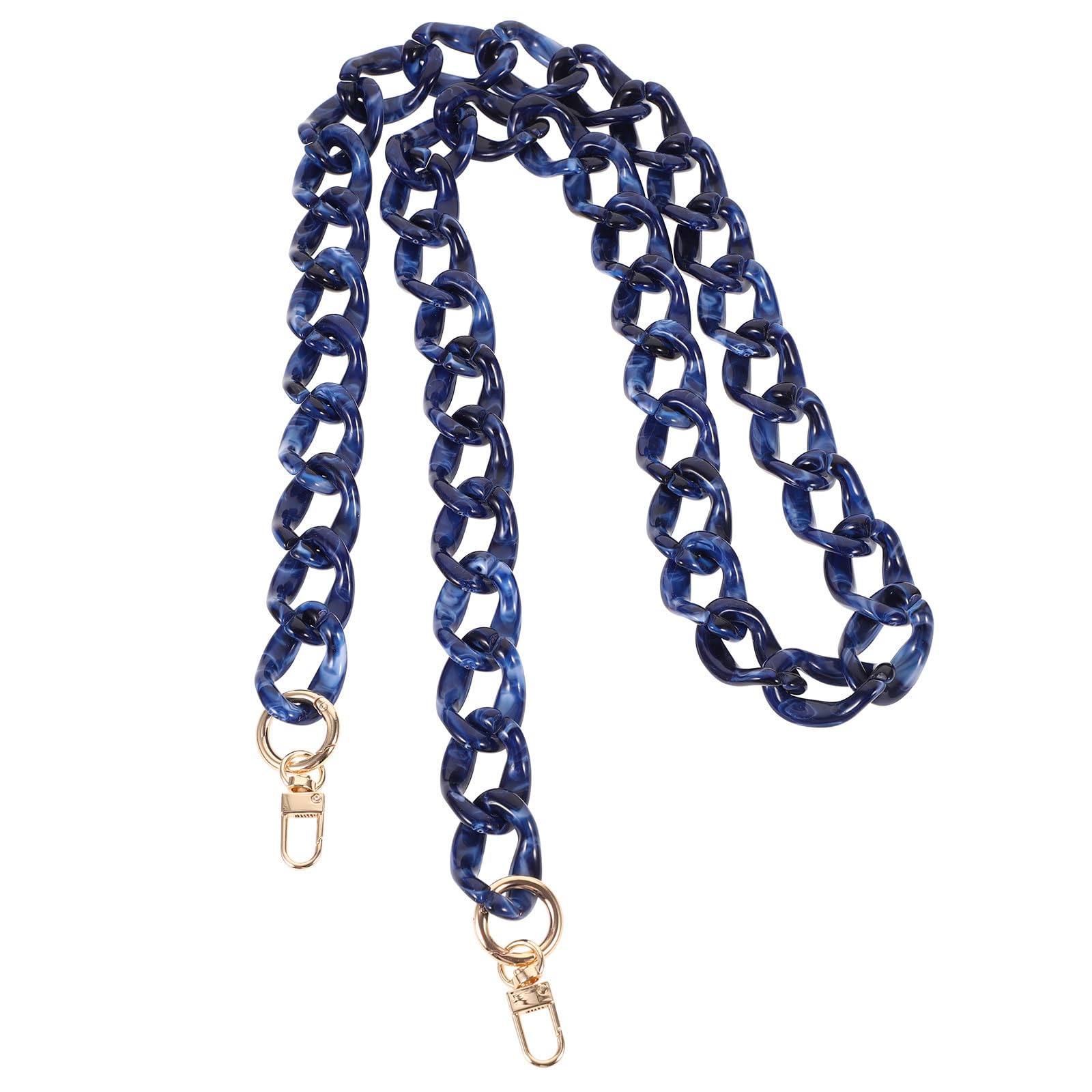 Cadena de bolso de acrílico azul TOYANDONA ideal para viajes modernos y citas elegantes
