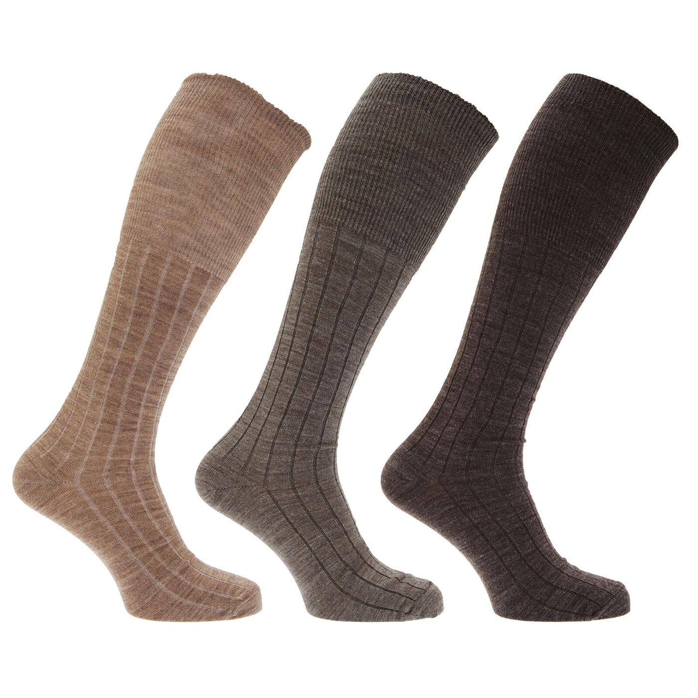 Tesmark 6X Pairs Mens Socks Long Length Lambs Wool thermal socks, Assorted Colour, Black, Charcoal & Argyle boot socks Soft & Walking Socks UK Size 6-11 (6-11, Assorted Colour)