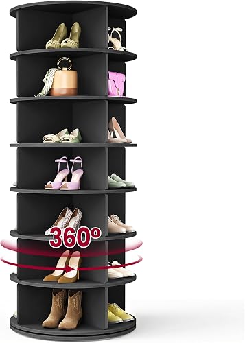 DOIOWN DOIOWN 360 Degree Rotating Shoe Rack