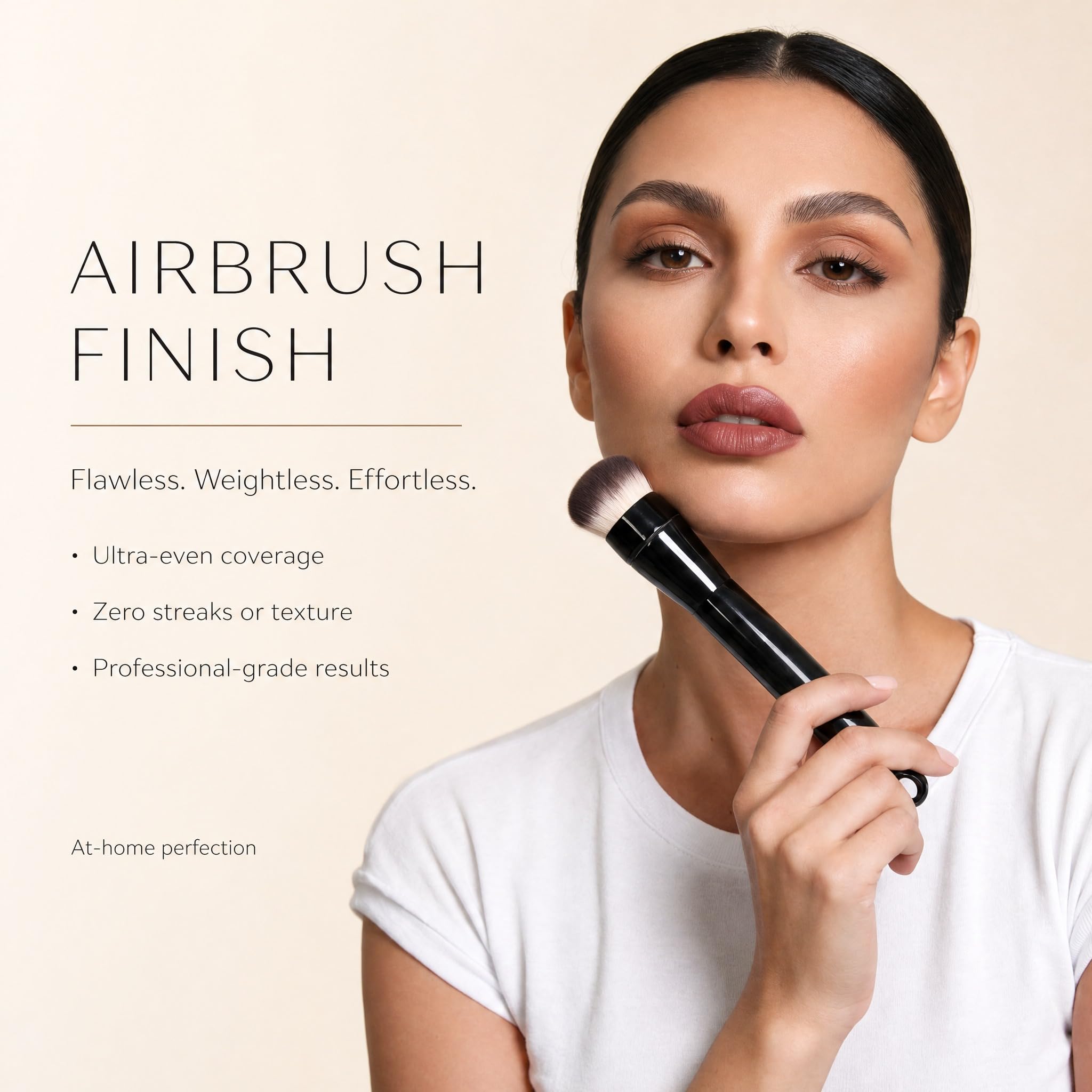 Ensemble de pinceaux de maquillage électriques rotatifs à 360°, 5 têtes de brosse végétaliennes, pinceaux mélangeurs rechargeables pour fond de teint, blush, poudre, bronze, contour, surlignage et