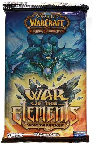 World of Warcraft - Juego de cartas coleccionables War of the Elements Booster Pack (Cryptozoic Entertainment)