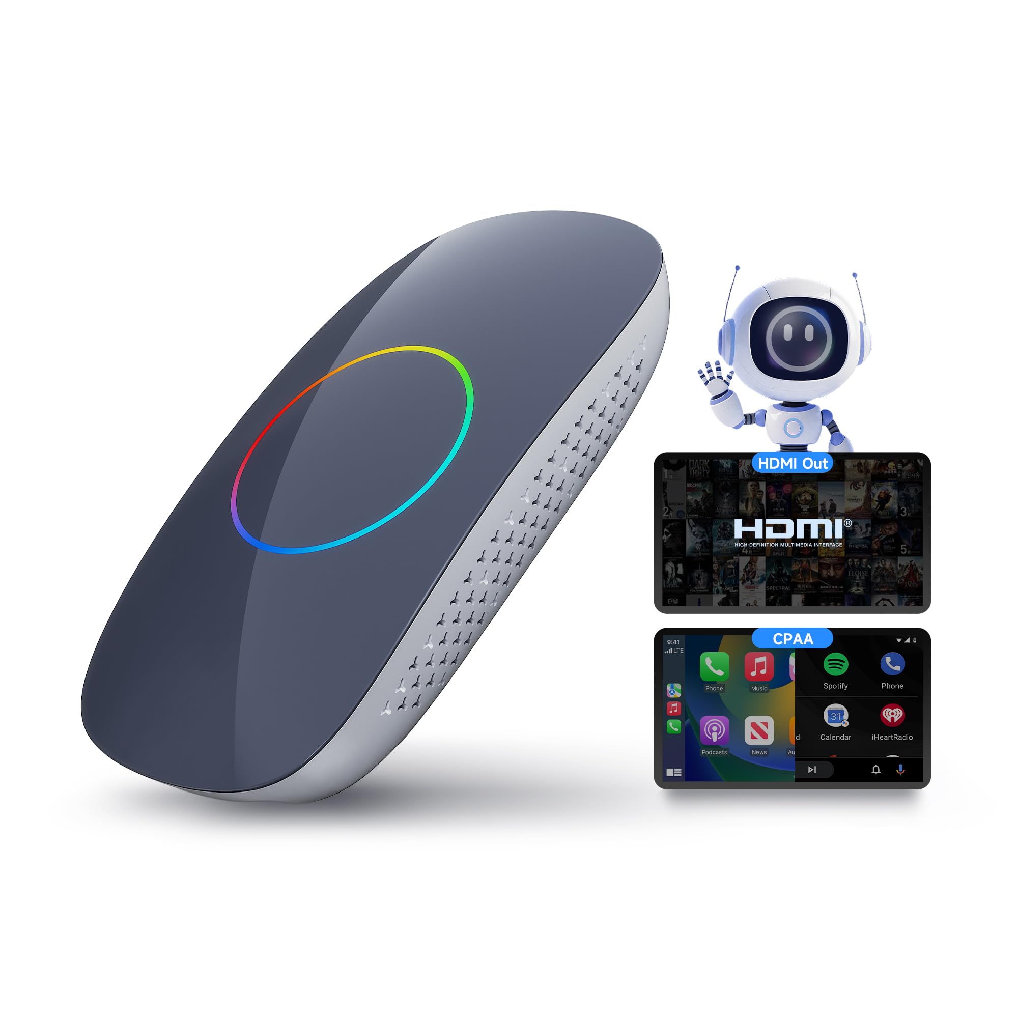 ATOTOOUT「AI Box」CarPlay & Android Auto Amazon.com: ATOTOOUT Wireless CarPlay Adapter, Magic AI Box with
