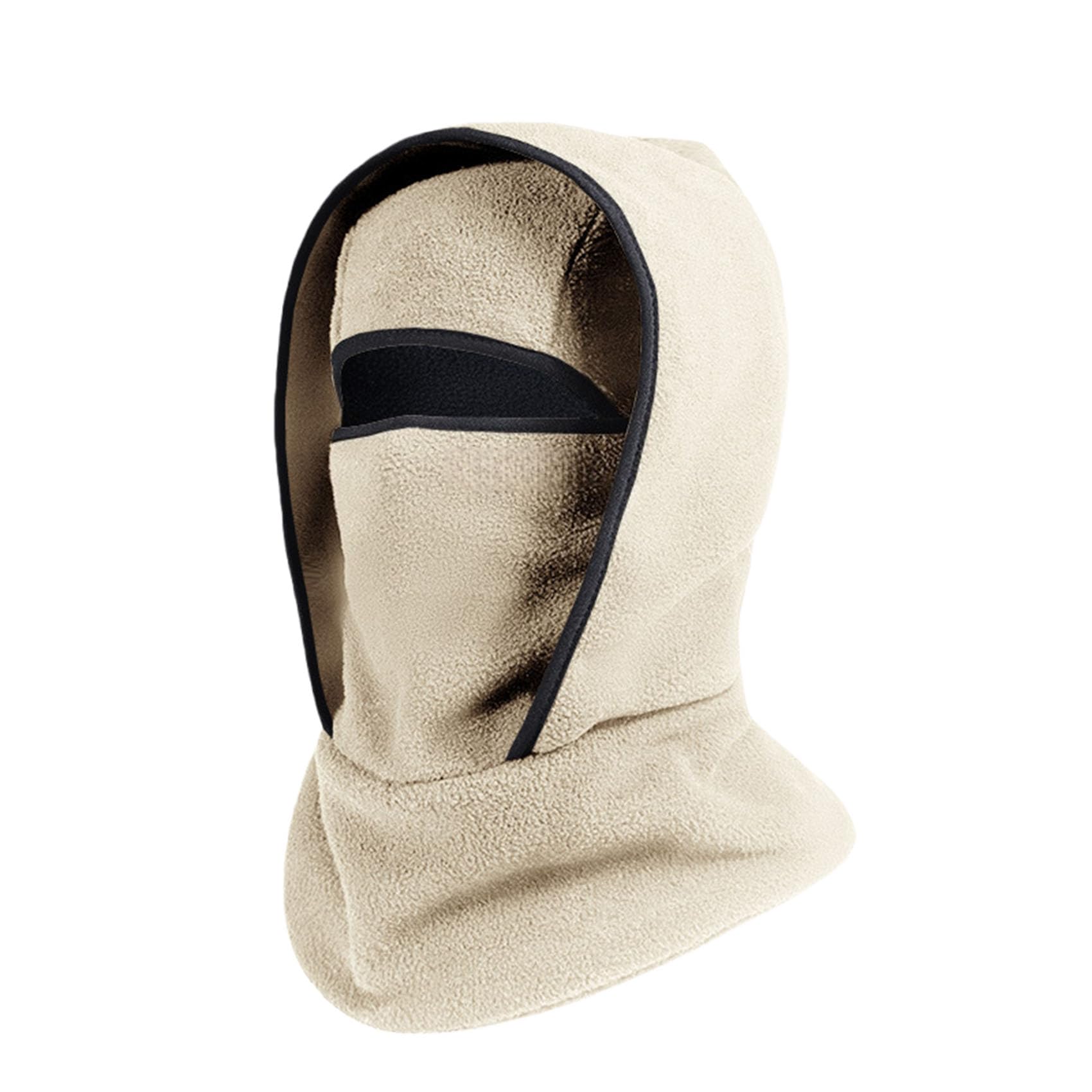 Jeeeun Unisex Khaki 3-In-1 Thermal Ski Mask & Neck Warmer – Windproof Winter Hat For Cycling & Outdoor Sports (Khaki)