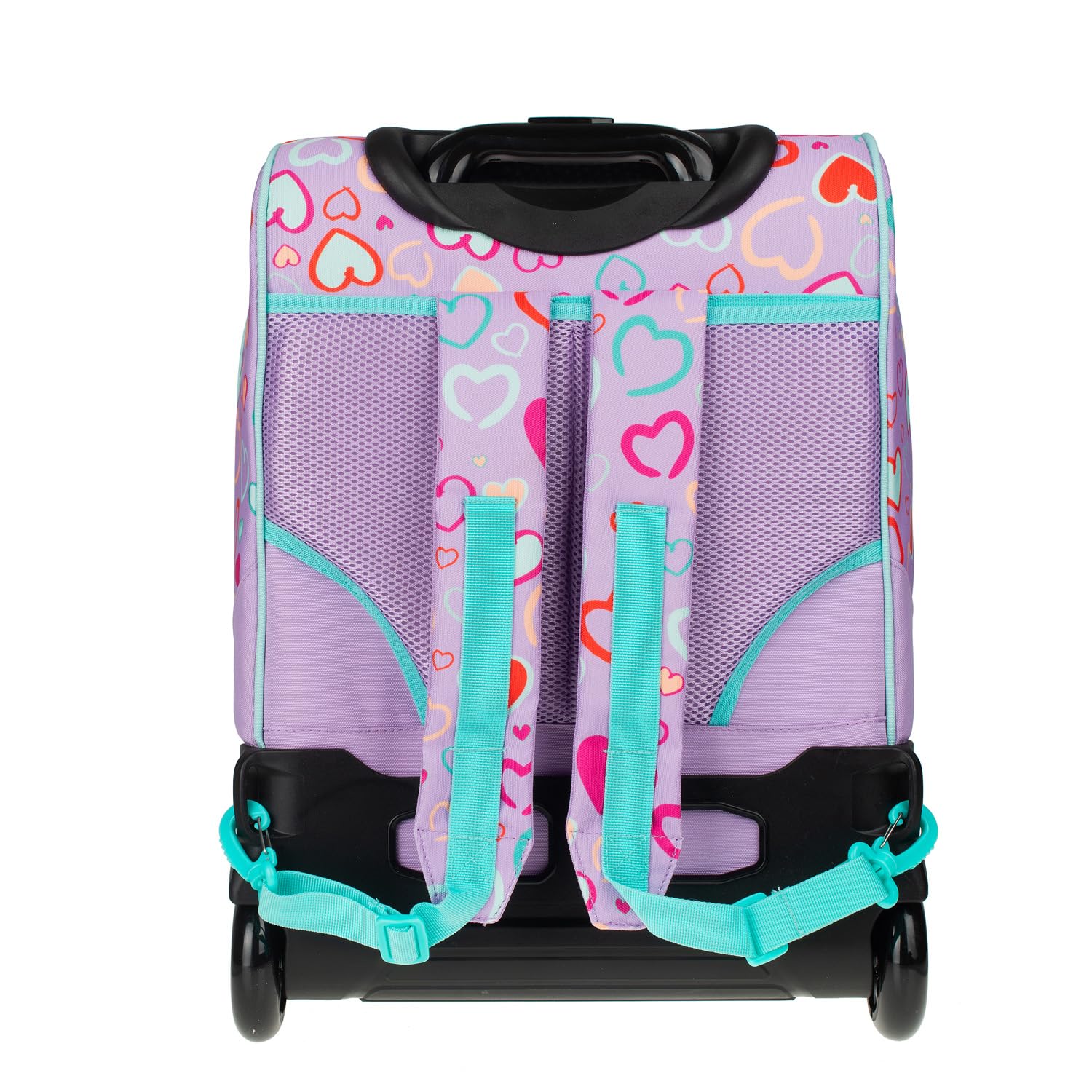 Zaino Trolley Scuola Elementare per Bambini 34x25x52 cm con Ruote in Gomma Zainetto da Bambino o Bambina