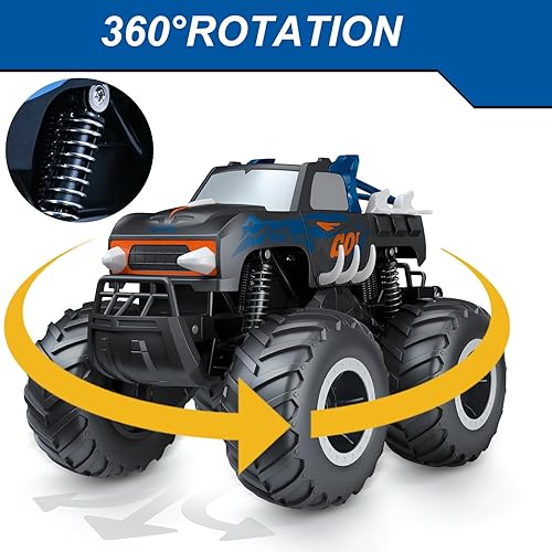 Miniatura 2 de Hiitytin 116 Todo Terreno RC Monster Truck Juguetes de Control Remoto 4WD Off-Road Impermeable RC Truck Juguetes Regalos para Niños Niñas Niños a