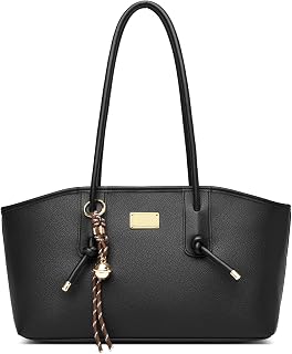 unisoul Handtasche Damen, Y2K Tote Bag aus PU Leder Elegante Schultertasche mit ver…