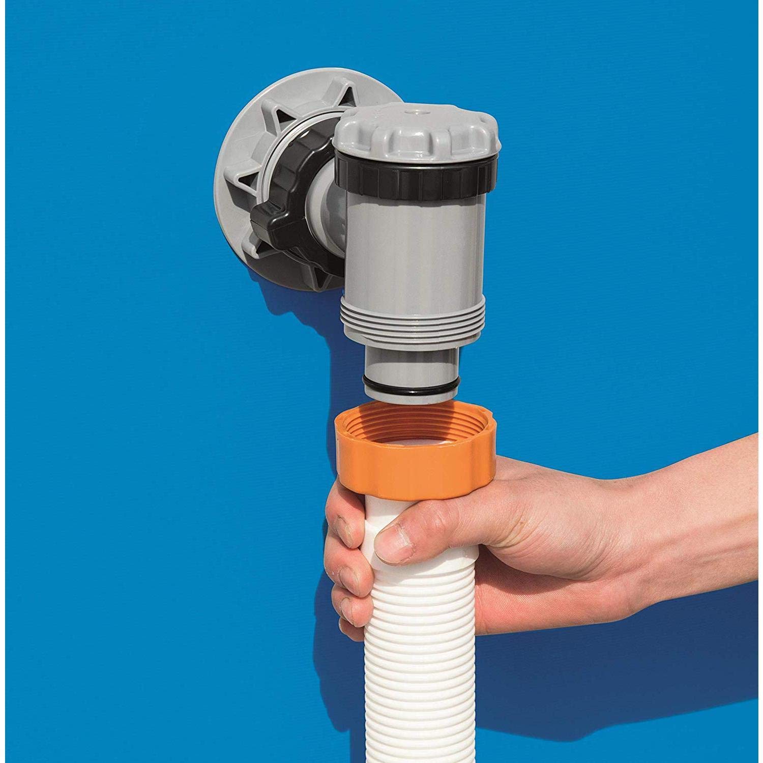 Bestway Flowclear™ - Filtro de arena con temporizador, 11,355 l/h, plástico, color gris