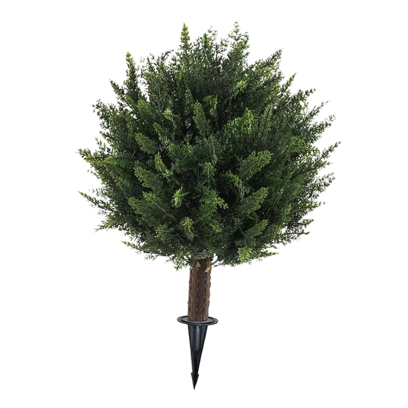 Albero di Bosso Artificiale a Forma di con Punte, Cespuglio Verde Realistico, Pianta Artificiale per Decorare E Giardini.