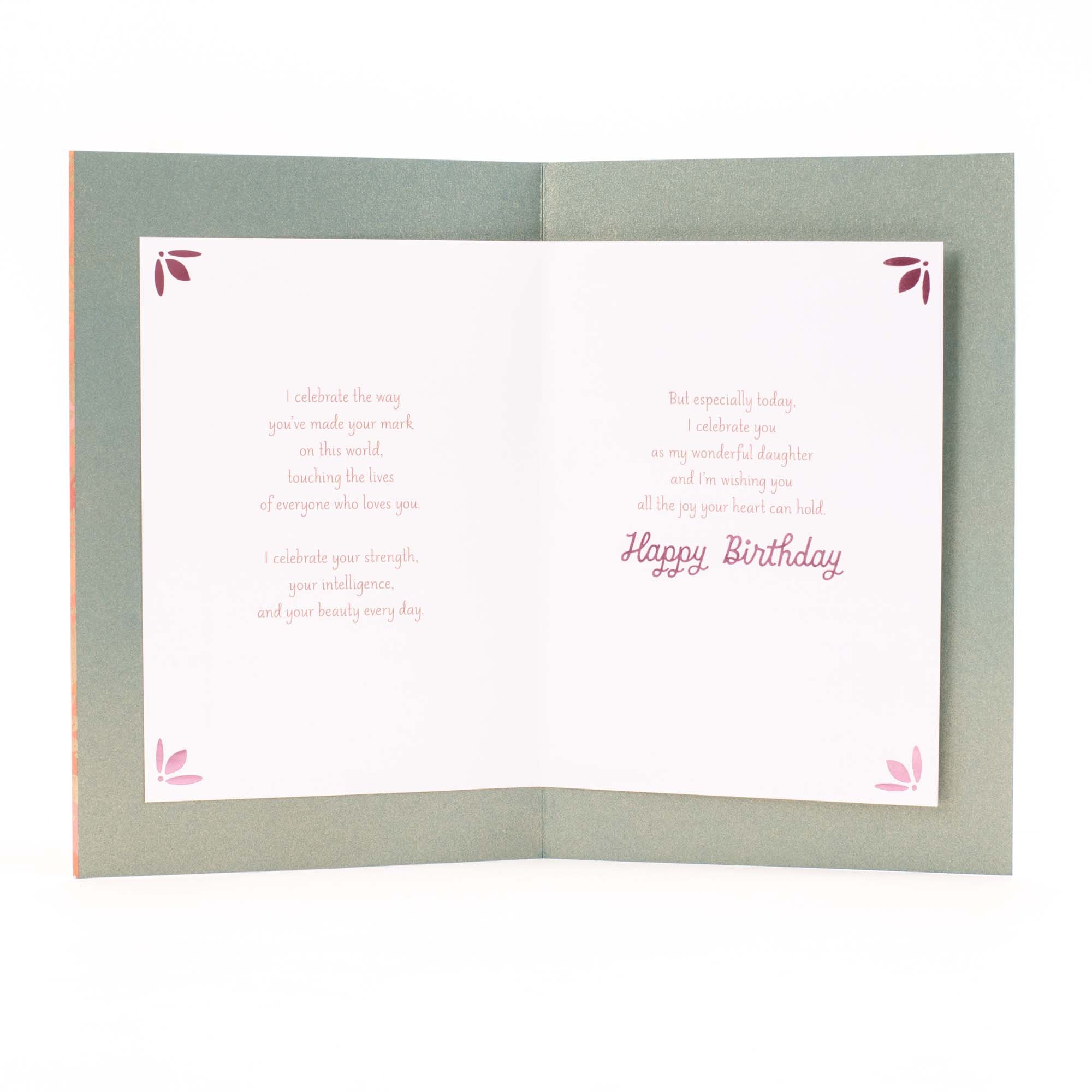 Hallmark Mahogany Birthday Card for Daughter (I Celebrate You)