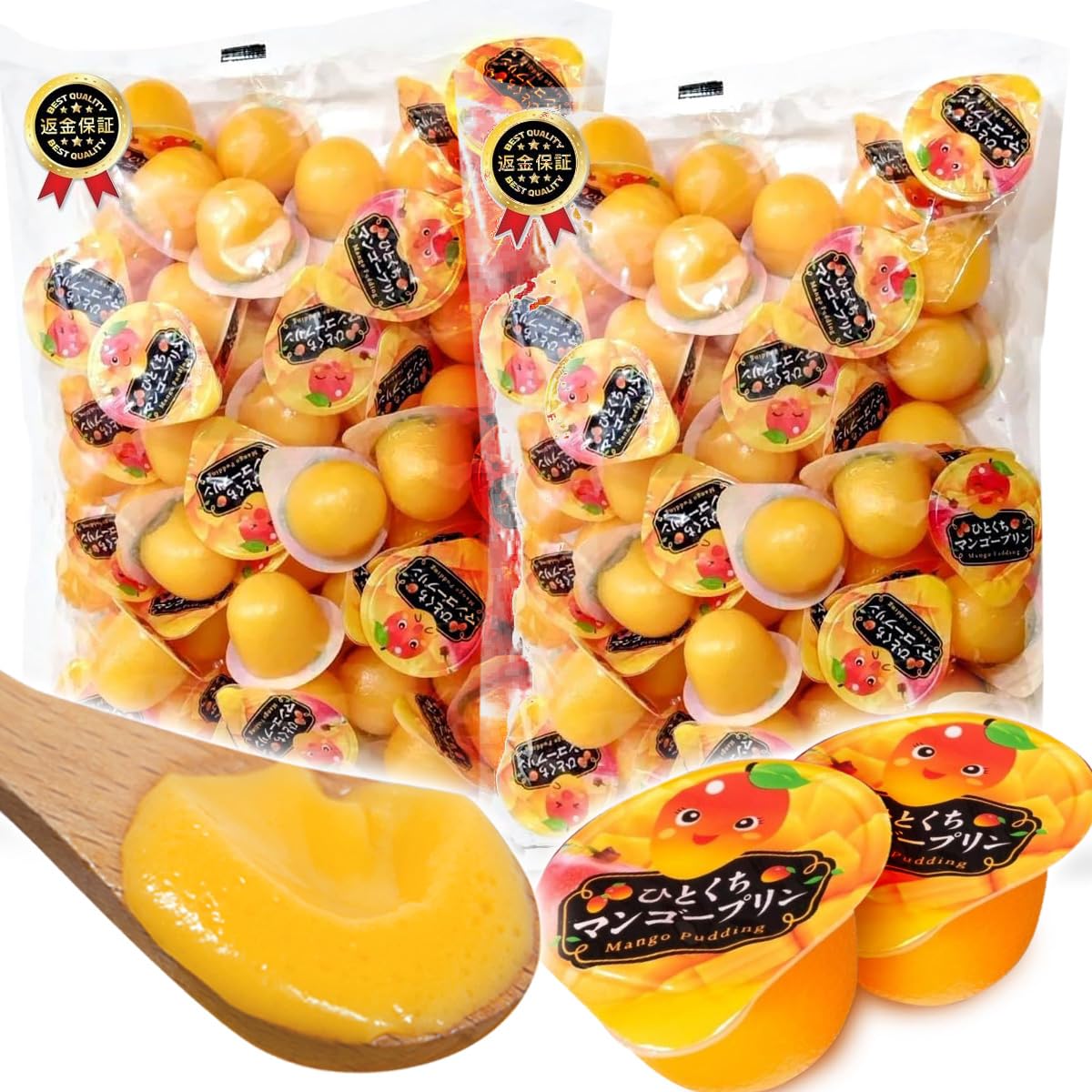 Amazon.co.jp: ギフト広場 マンゴープリン 業務用 ひとくちサイズ 大