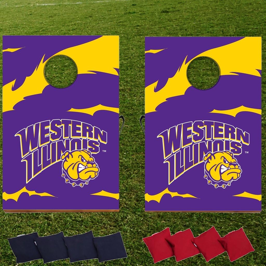 VictoryStore Gift Games - Western Illinois University Corn Hole Bag Toss Game