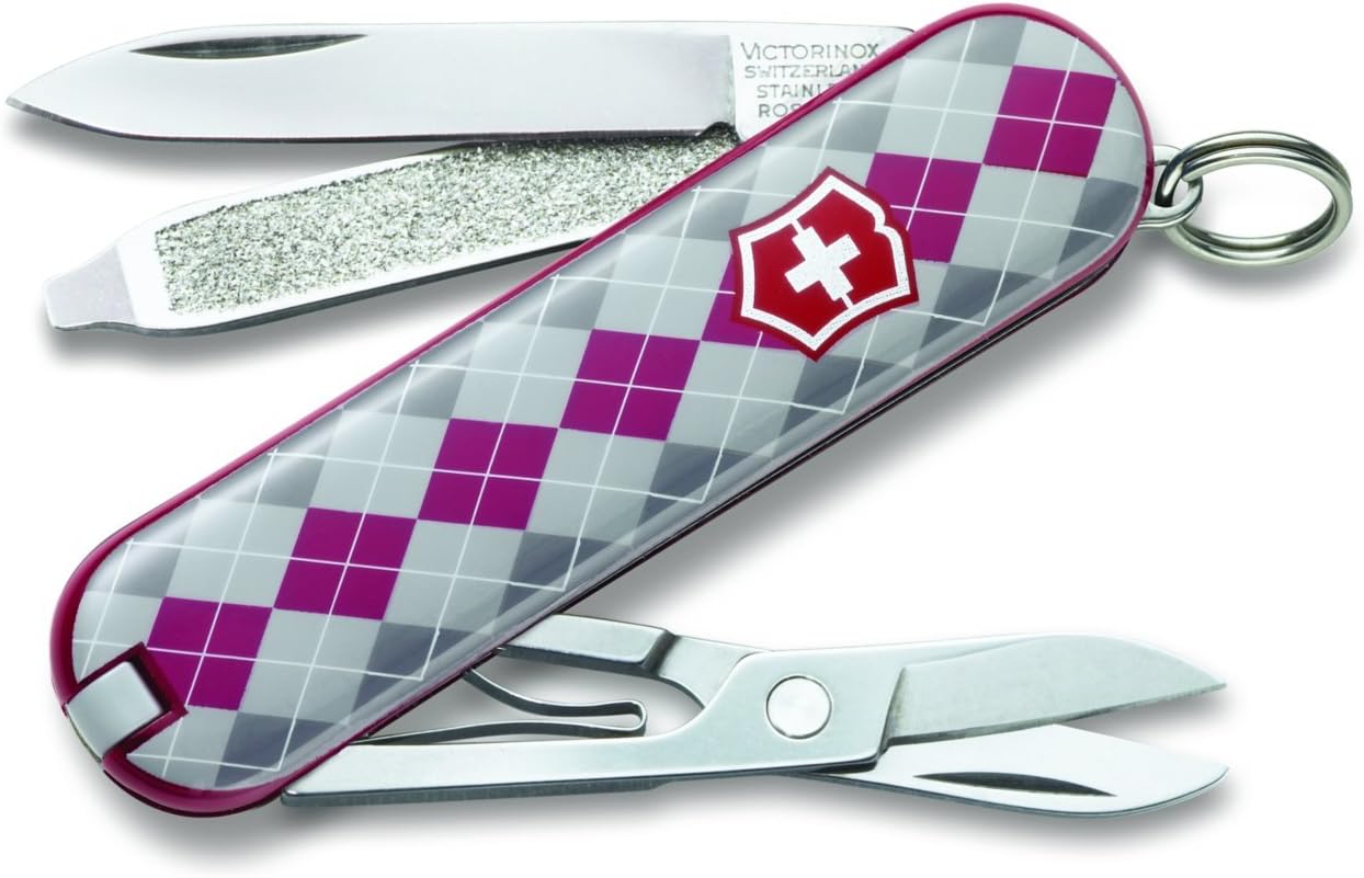 Victorinox Classic SD Argyle Design Swiss Army Knife Amazon.ca Sports & Outdoors